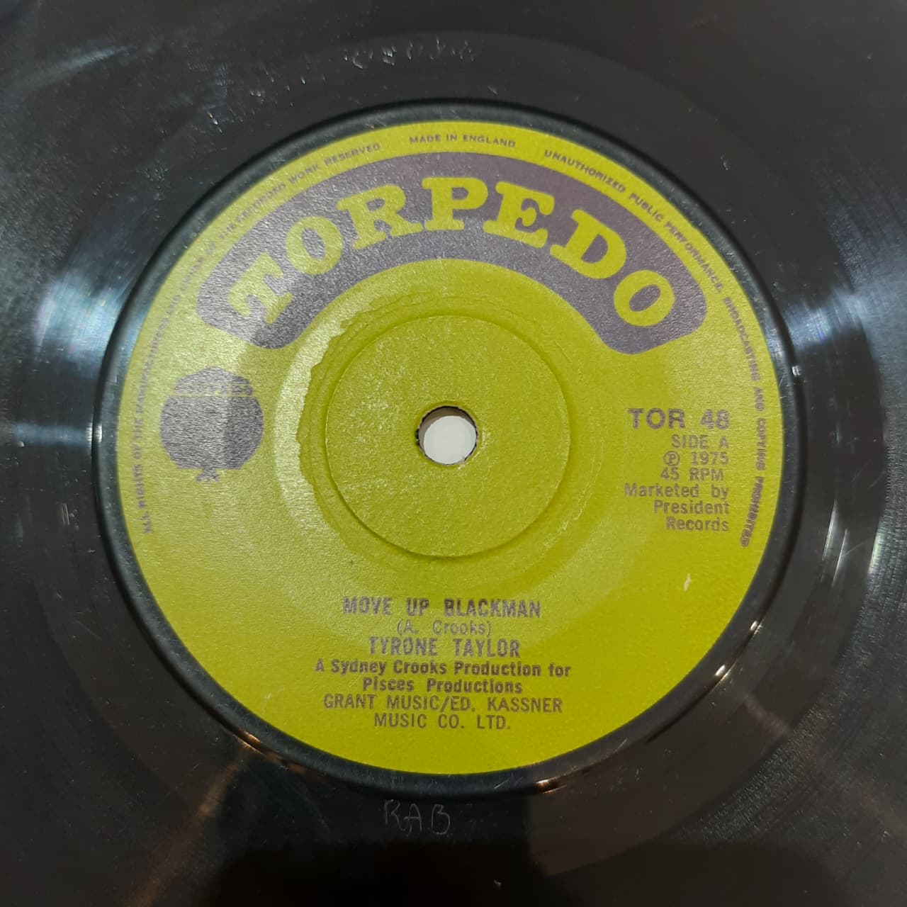 Tyrone Taylor – Move Up Blackman (VINYL / USED)