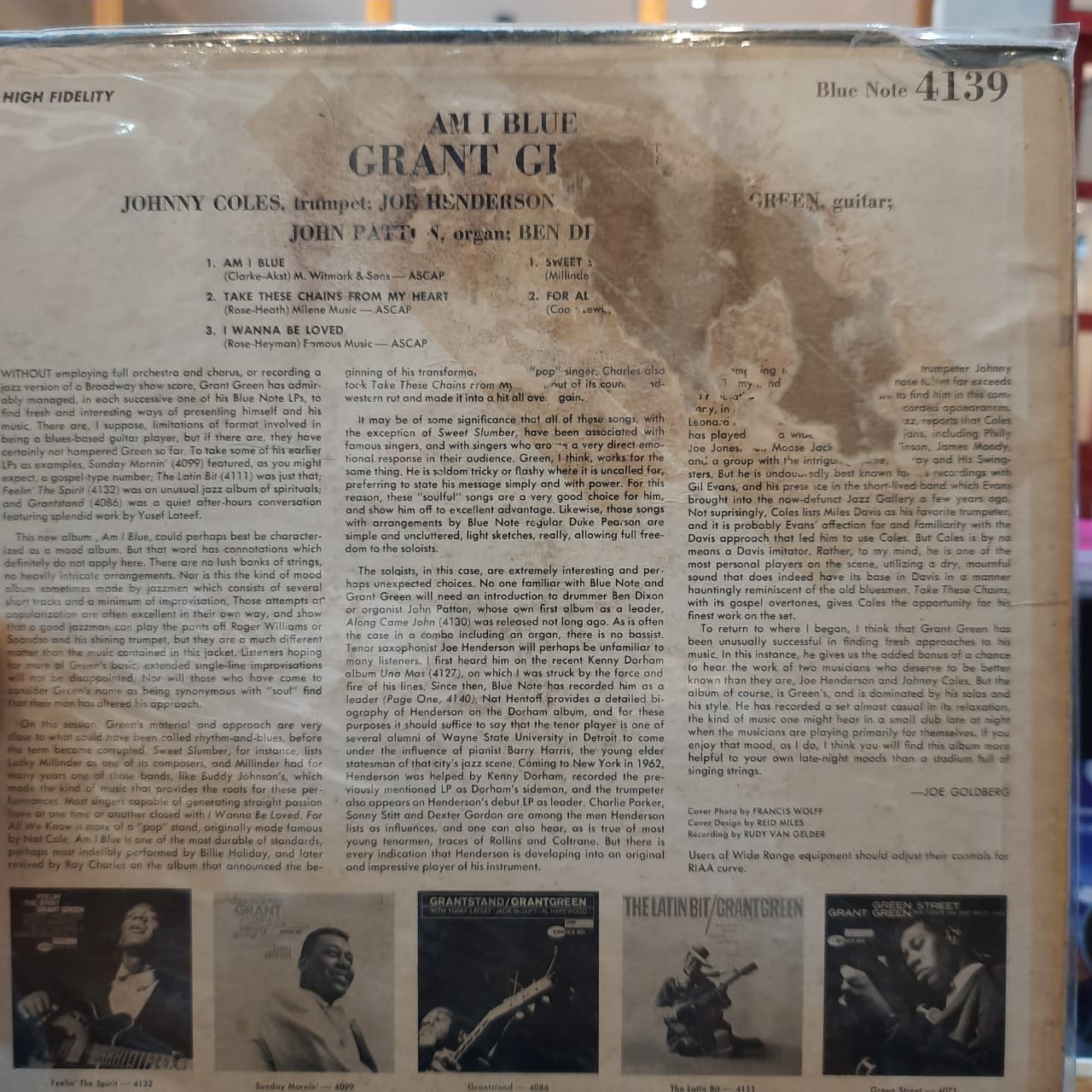 Grant Green – Am I Blue (VINYL / USED)