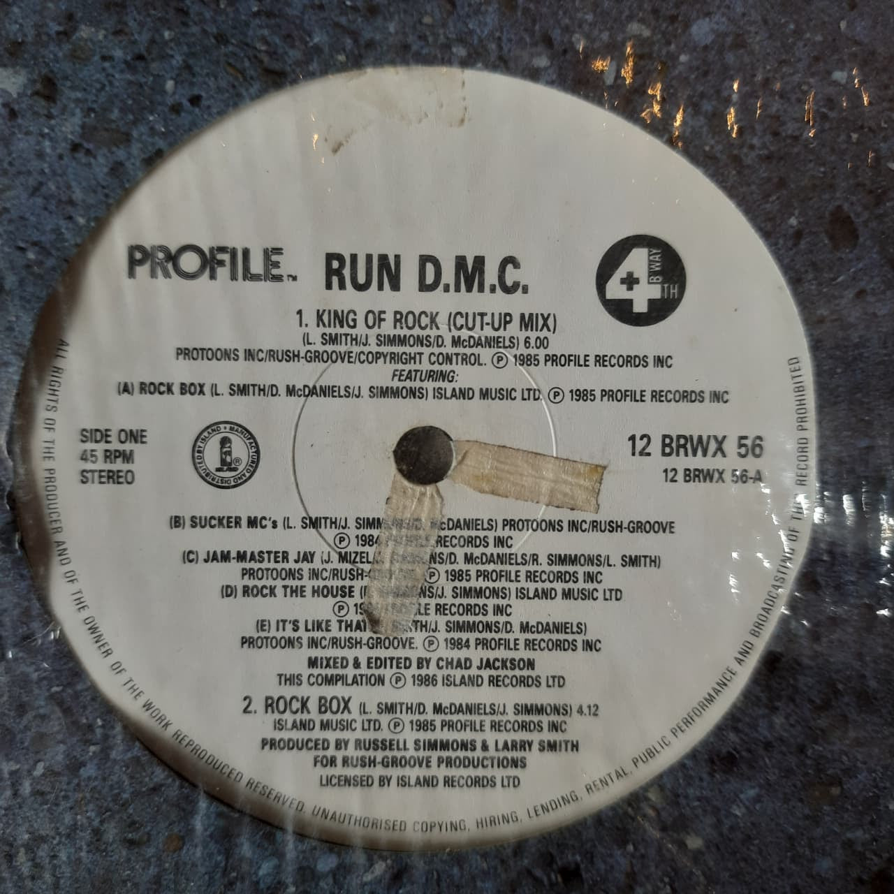 Run DMC – King Of Rock (Cut-Up Mix) (VINYL / USED)