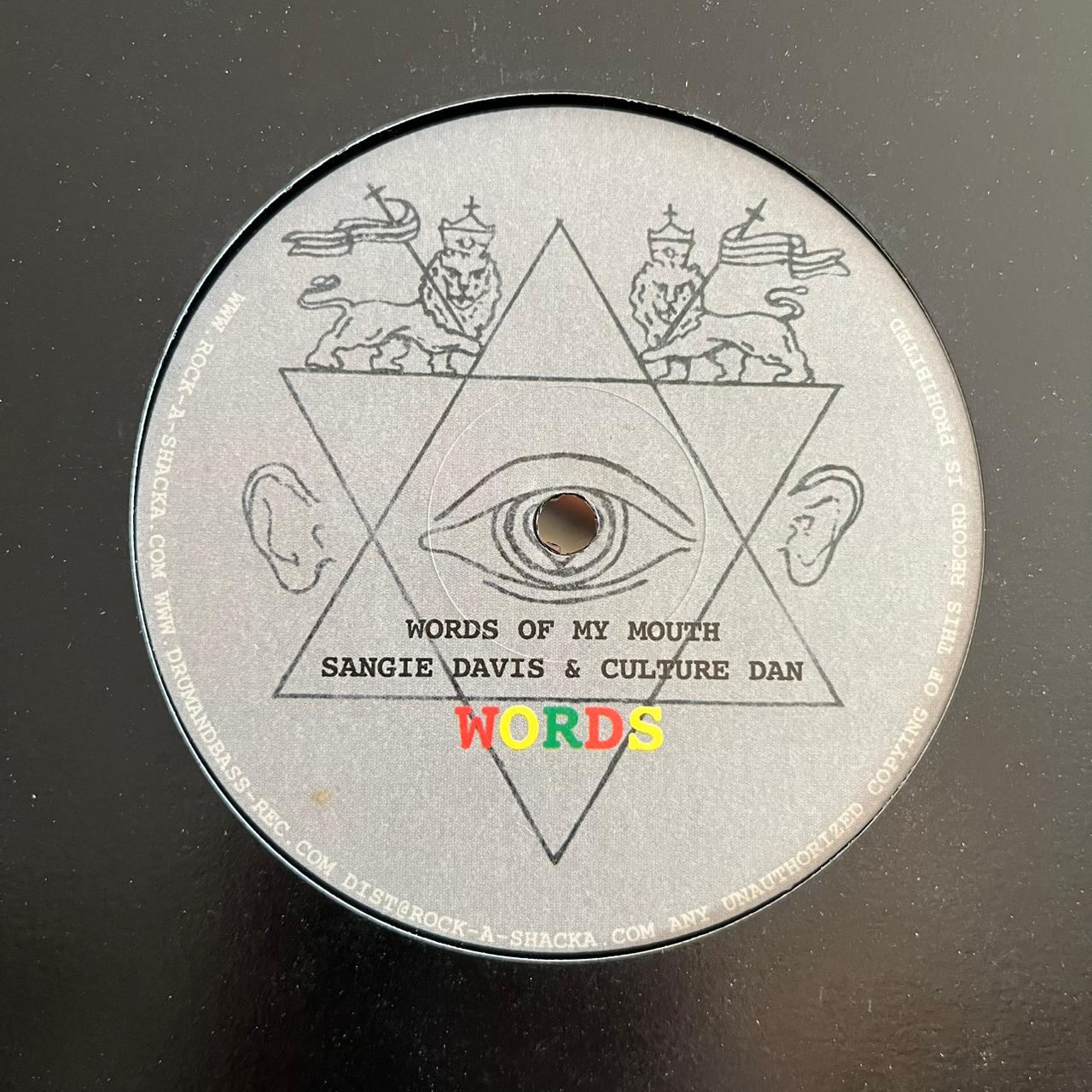 Sangie Davis & Culture Dan – Words Of My Mouth  (VINYL / USED)