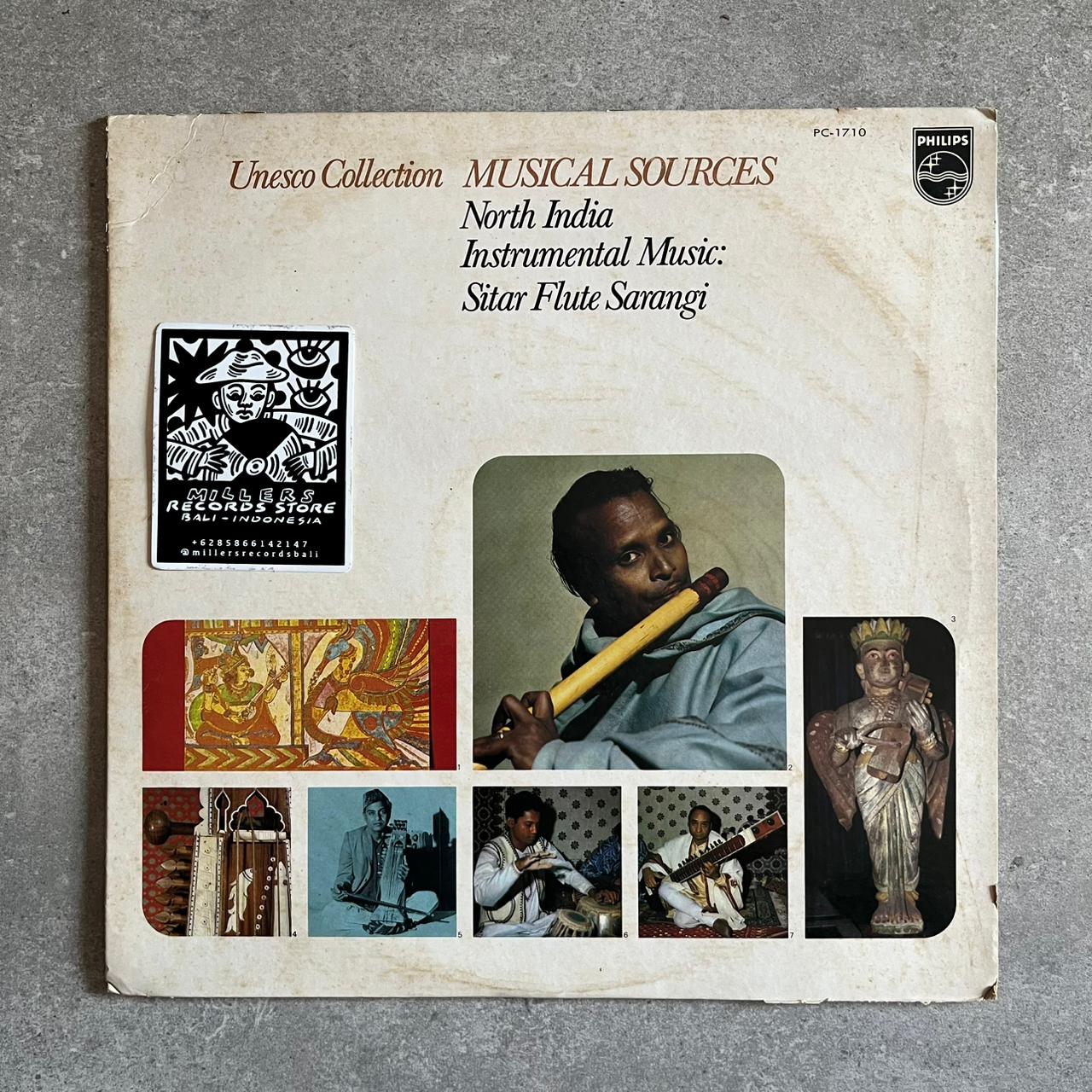 Various – North India - Instrumental Music: Sitar Flute Sarangi (VINYL / USED)