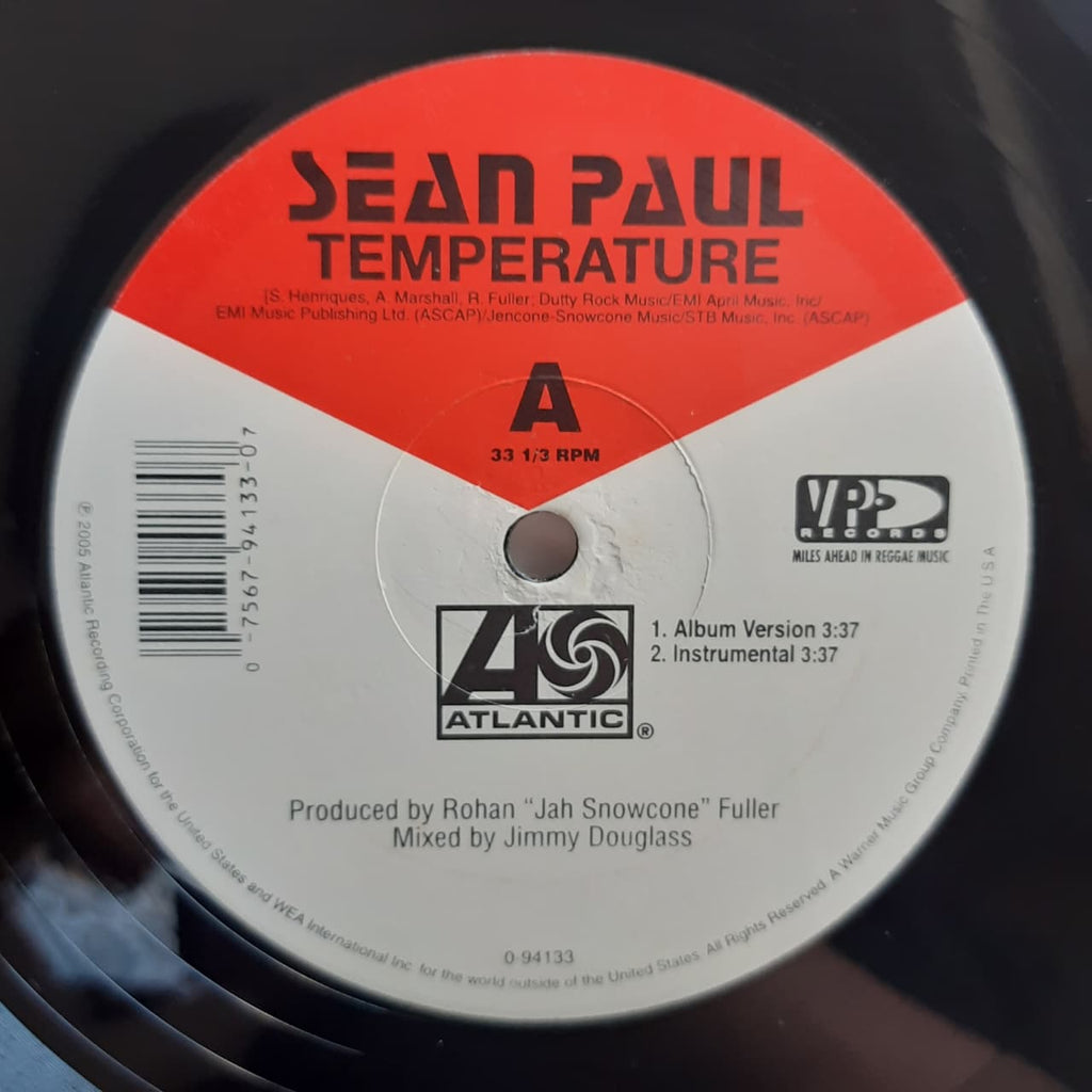Sean Paul – Temperature / Breakout (VINYL / USED)