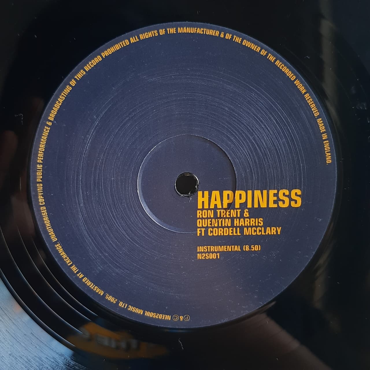Ron Trent & Quentin Harris Ft Cordell McClary – Happiness (VINYL / USED)
