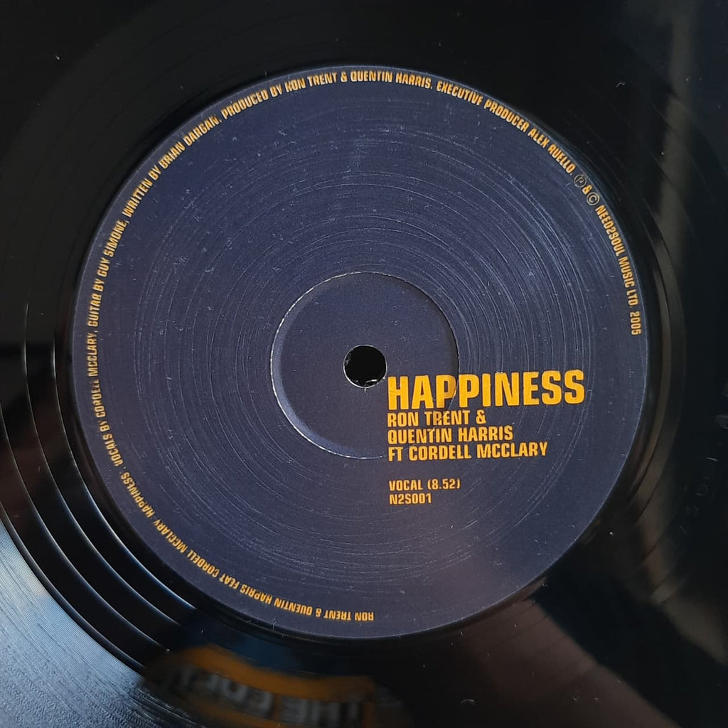 Ron Trent & Quentin Harris Ft Cordell McClary – Happiness (VINYL / USED)