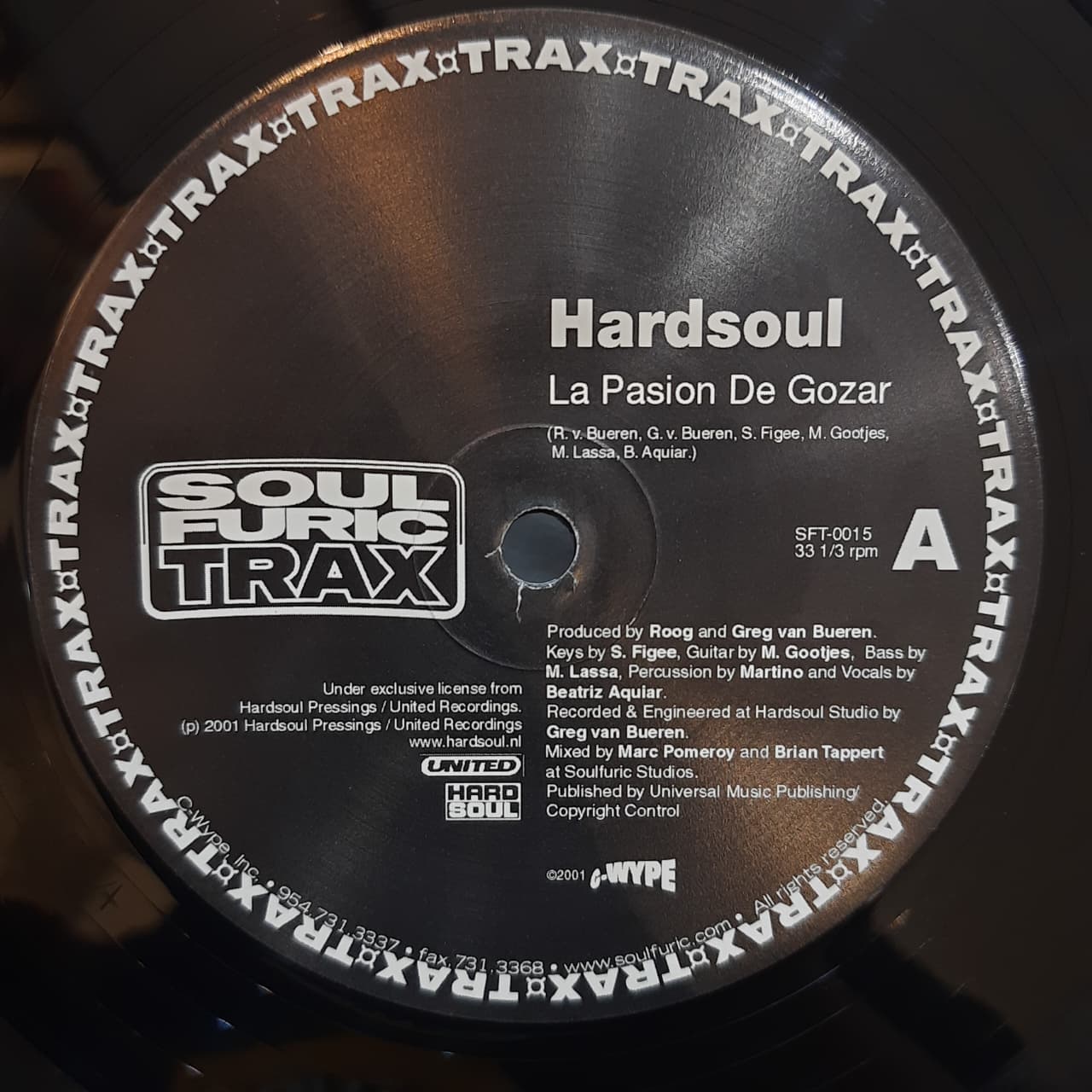 Hardsoul – La Pasion De Gozar (VINYL / USED)