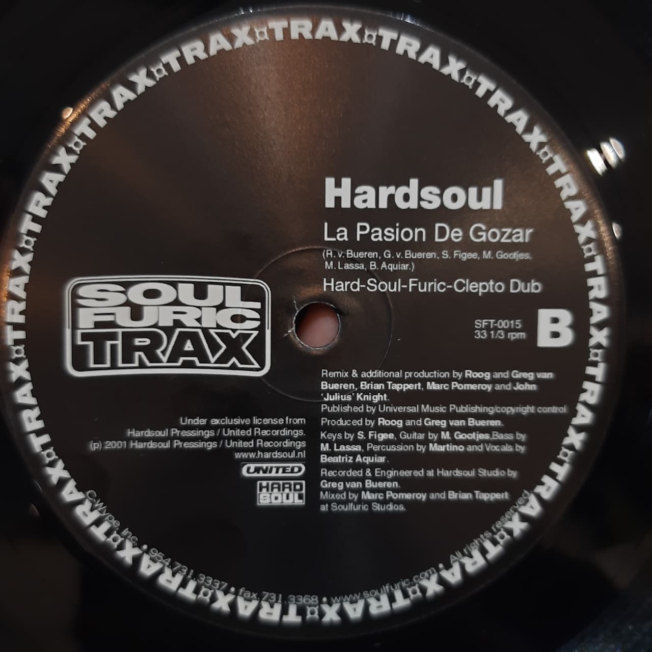 Hardsoul – La Pasion De Gozar (VINYL / USED)