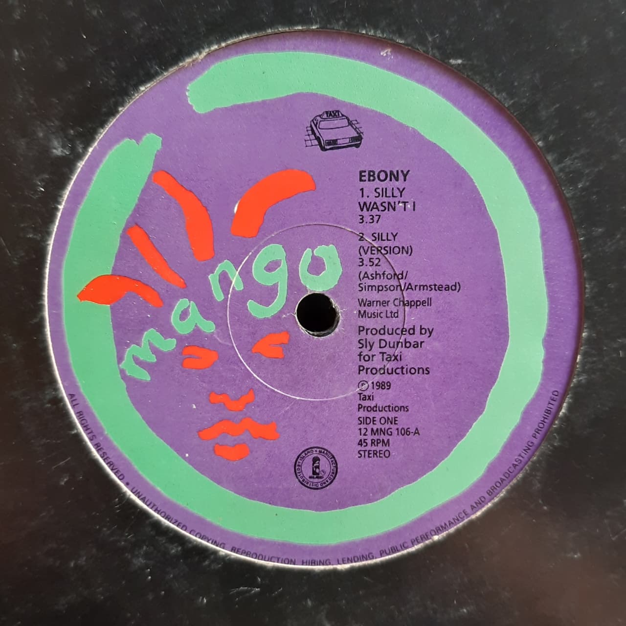 Ebony / Sly & Robbie – Silly Wasn't I / Back to Base