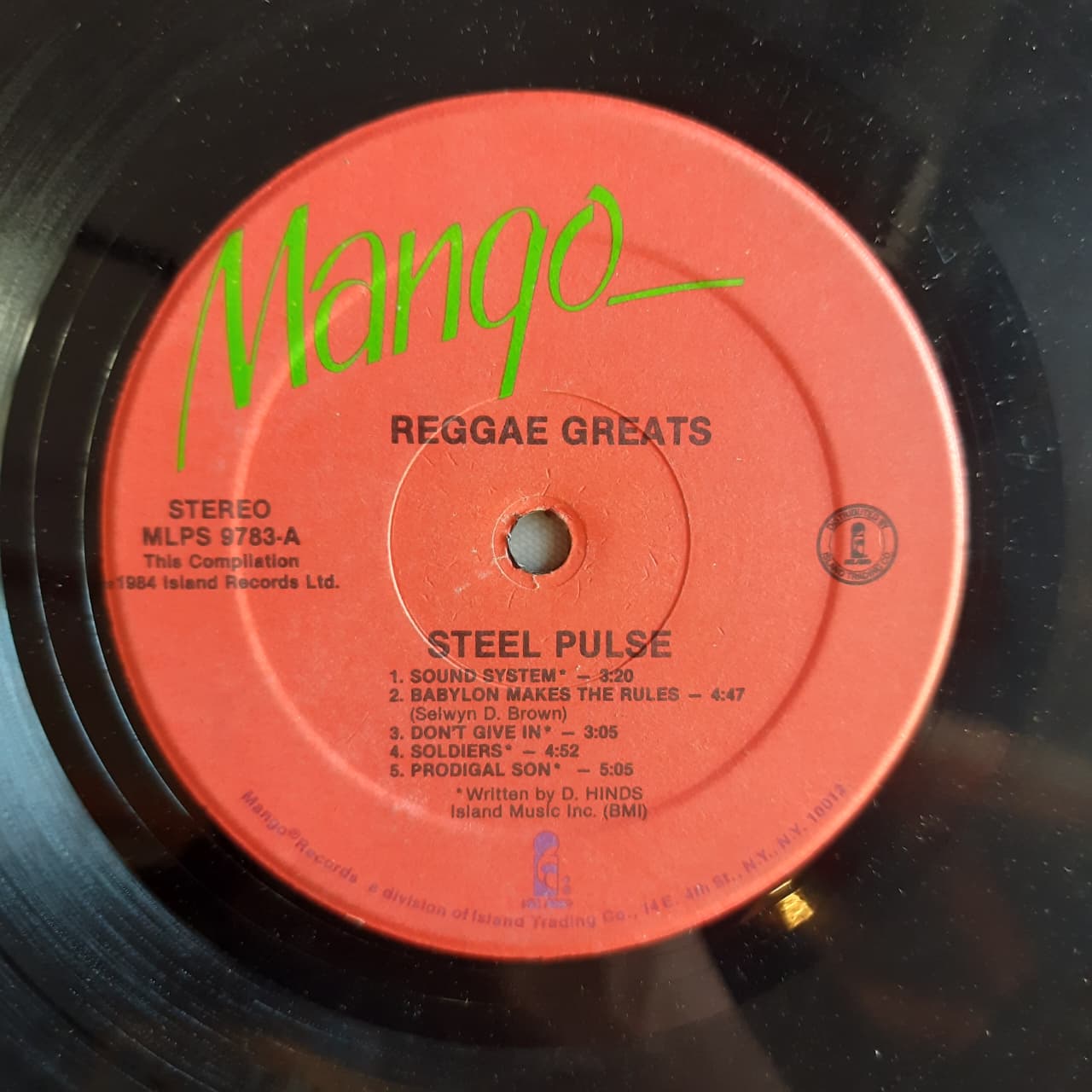 Steel Pulse – Reggae Greats (VINYL / USED)
