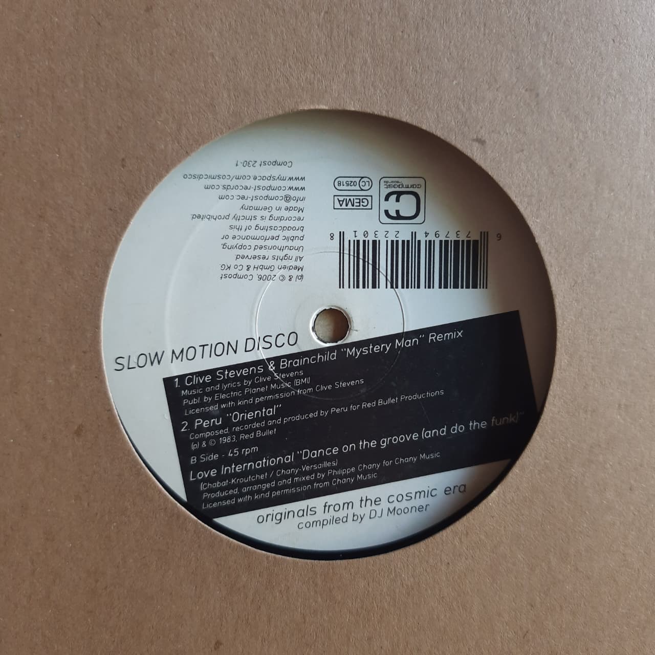 Various – Elaste EP1 - Slow Motion Disco (VINYL / USED)