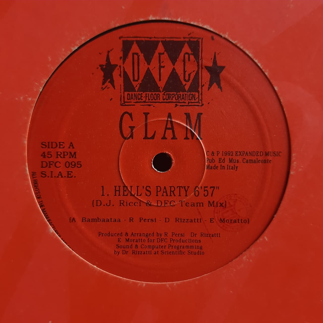 Glam – Hell's Party (VINYL / USED)