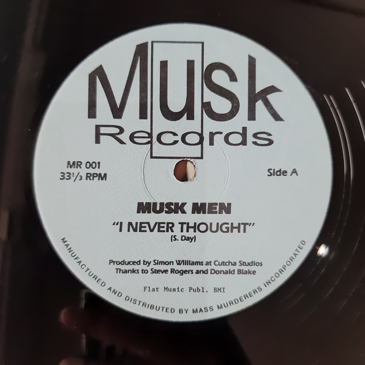 Musk Men – I Never Thought / Explosions (VINYL / USED)