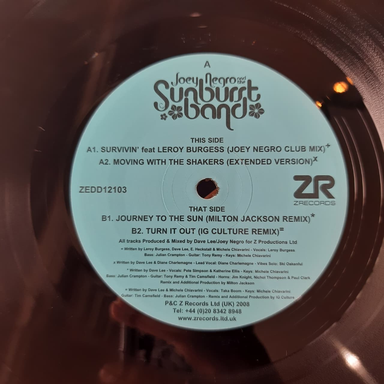 Joey Negro And The Sunburst Band – Survivin' (VINYL / USED)