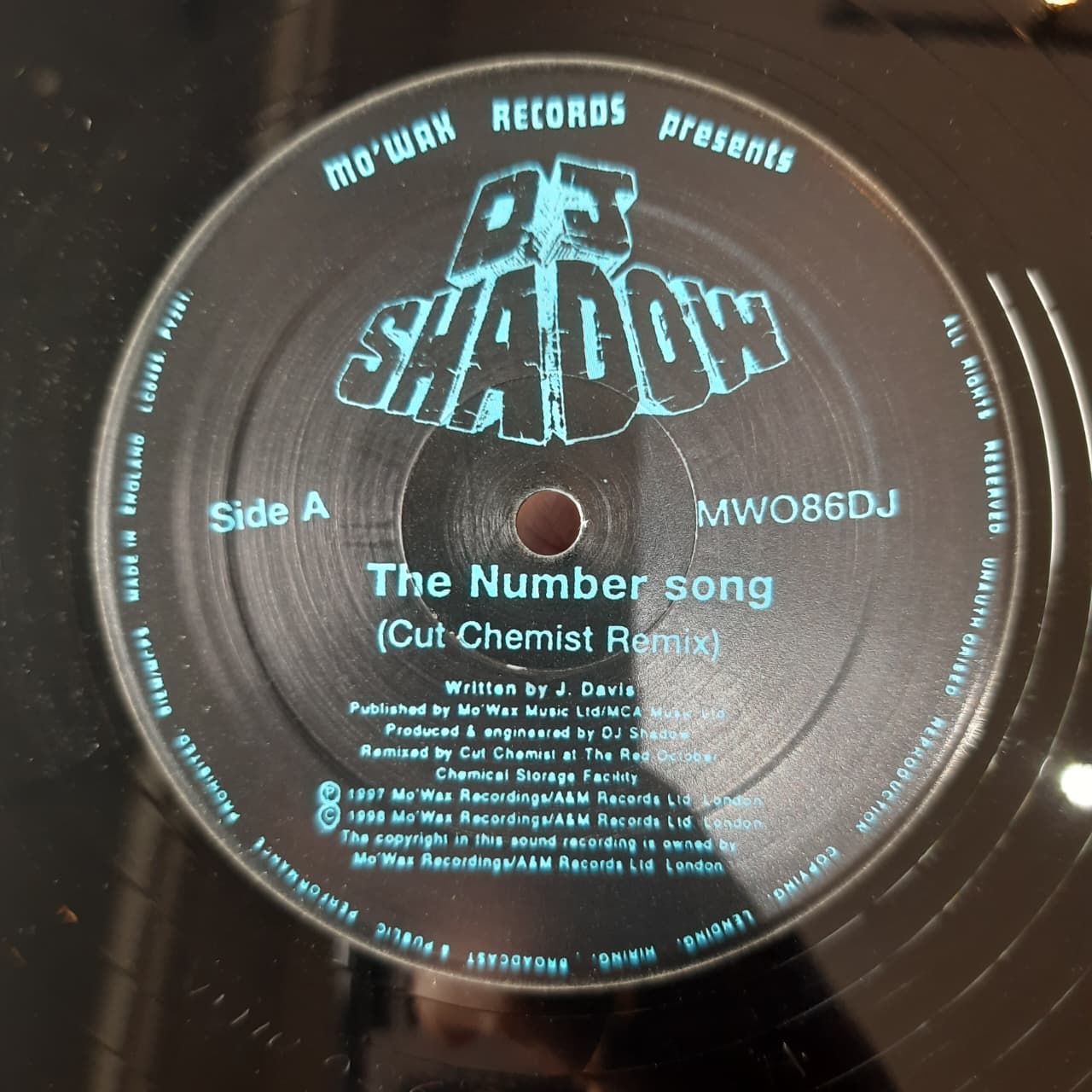 DJ Shadow / Depeche Mode – Number Song / Painkiller (VINYL / USED)
