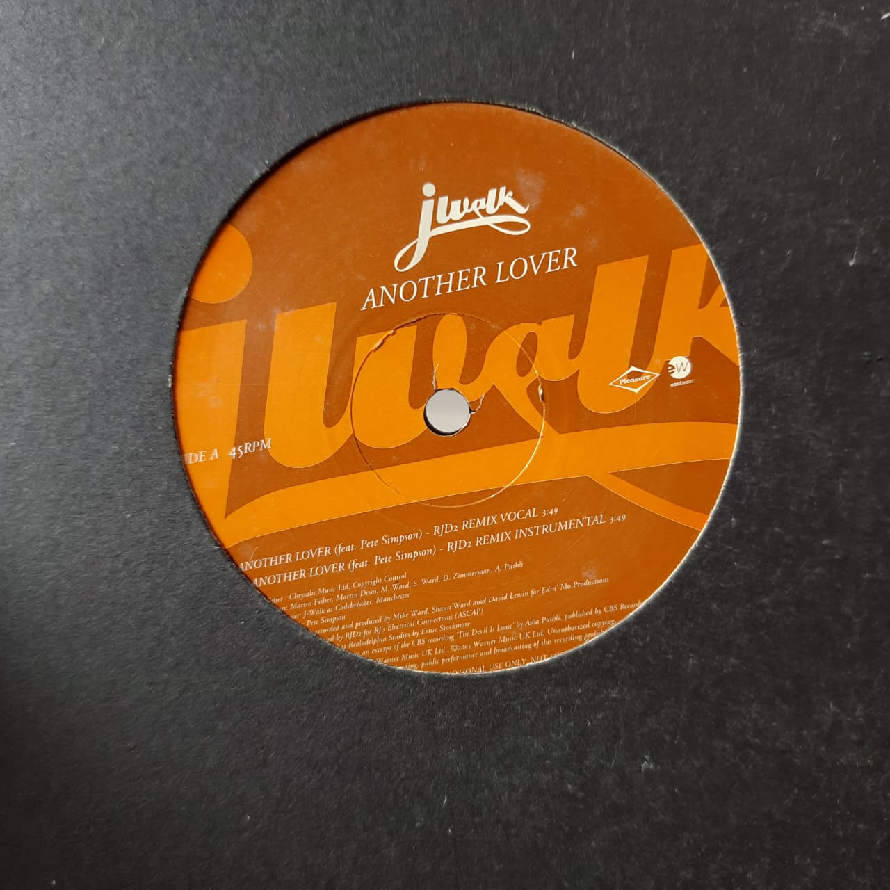 J-Walk – Another Lover (VINYL / USED)