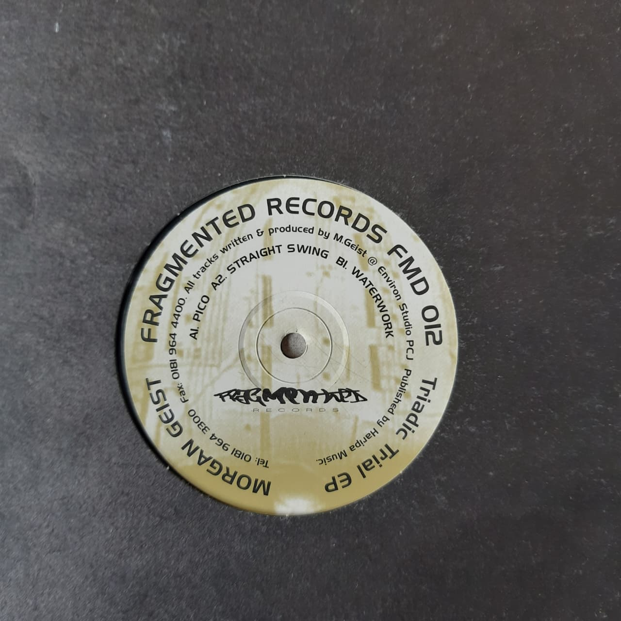 Morgan Geist – Triadic Trial EP (VINYL / USED)