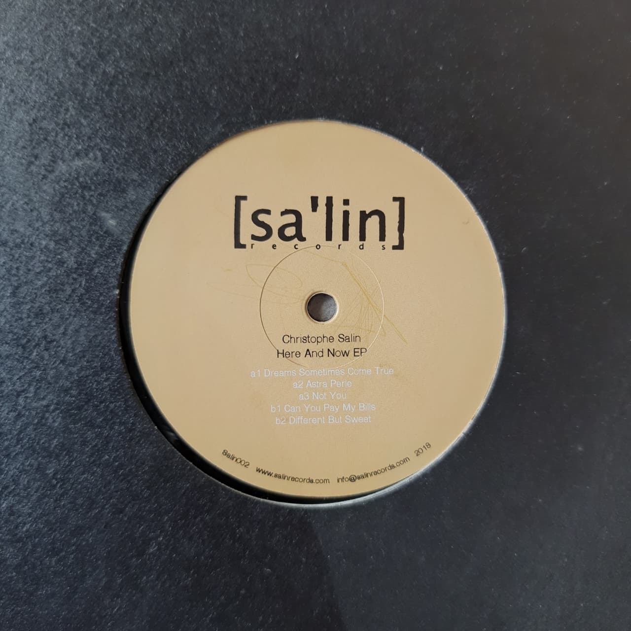 Christophe Salin – Here And Now EP (VINYL / USED)