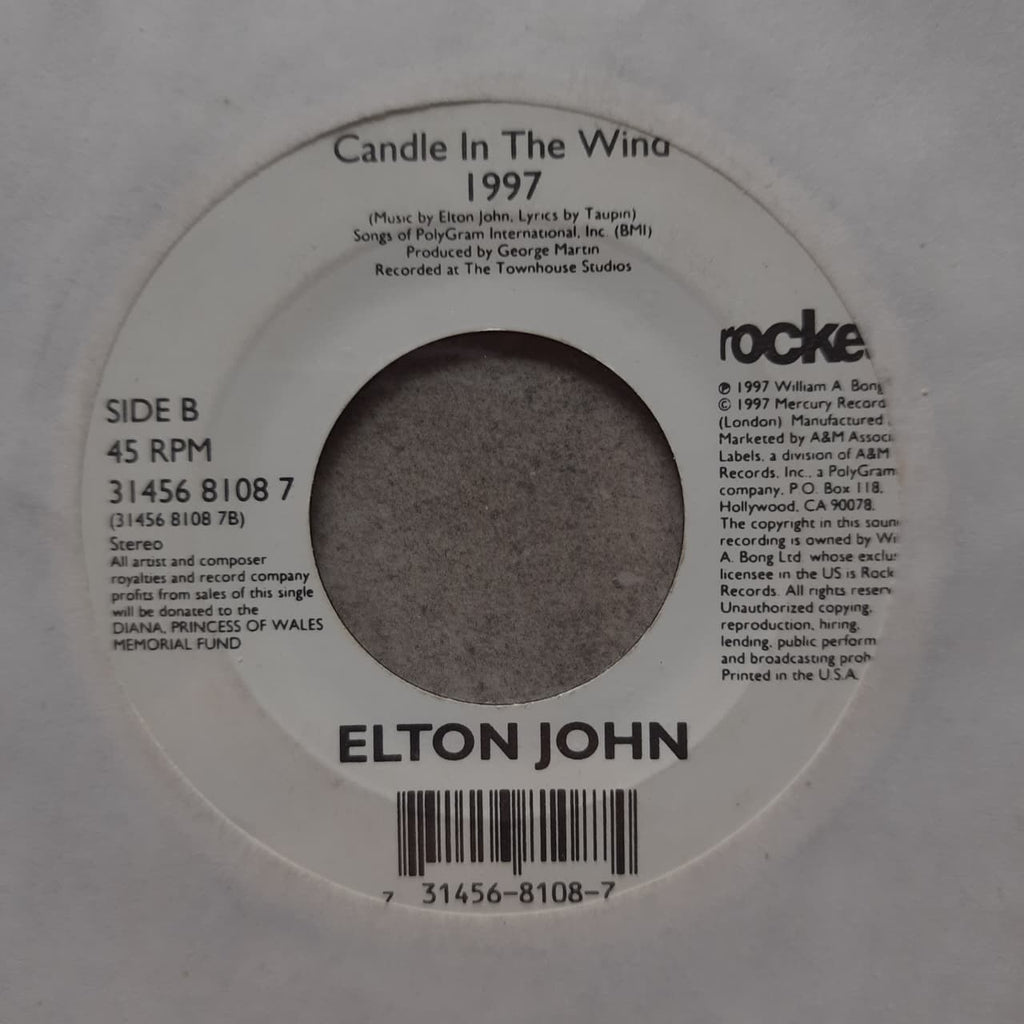 Elton John – Something About The Way You Look Tonight / Candle In The Wind 1997 (VINYL / USED)