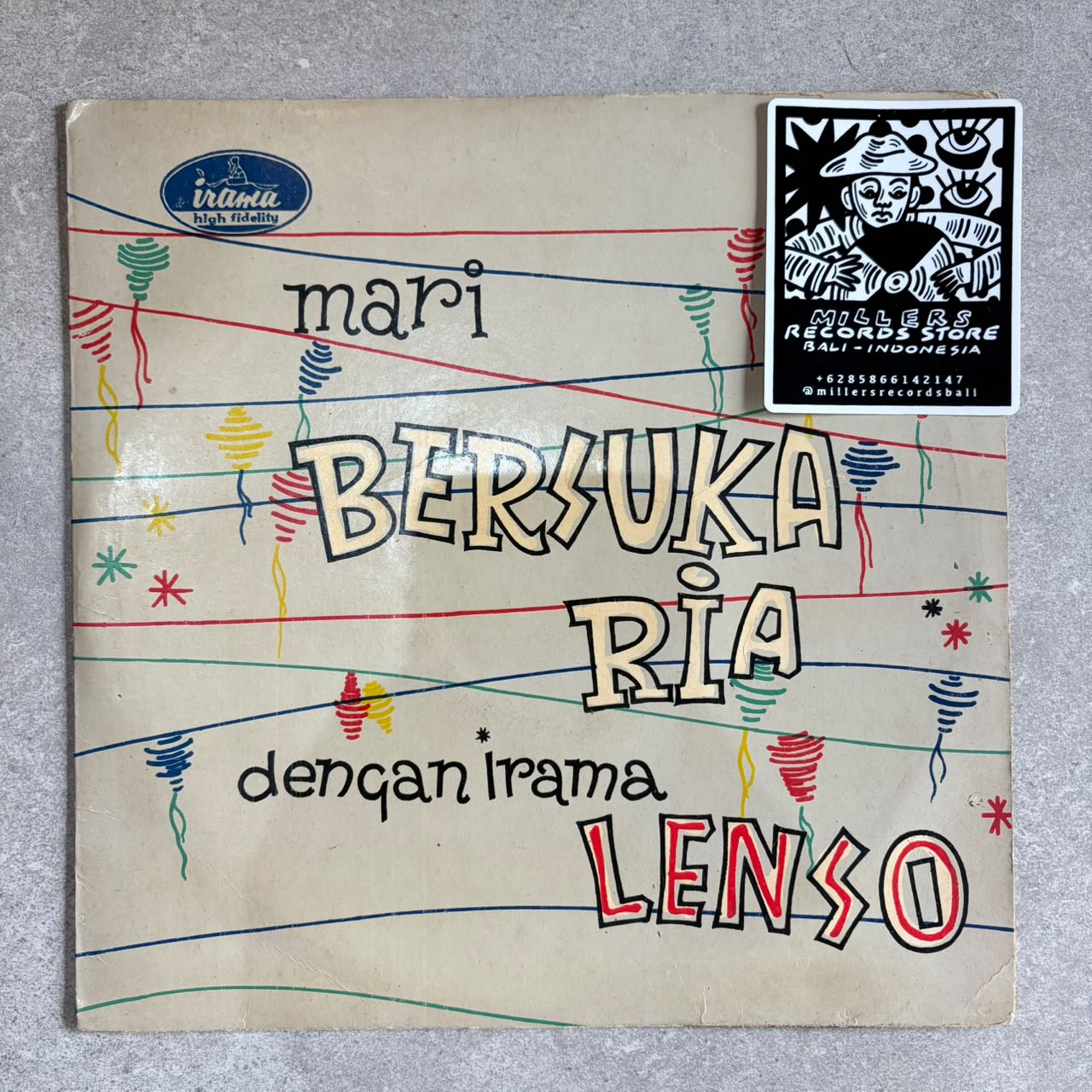 Orkes Irama Dbp Jack Lesmana – Mari Bersuka Ria Dengan Irama Lenso (VINYL / USED)