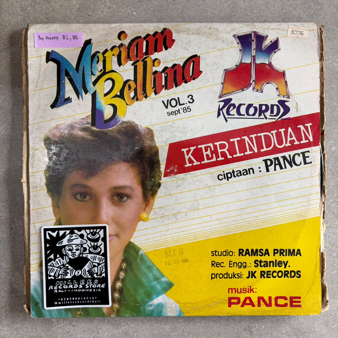 Meriam Bellina – Kerinduan (VINYL / USED)