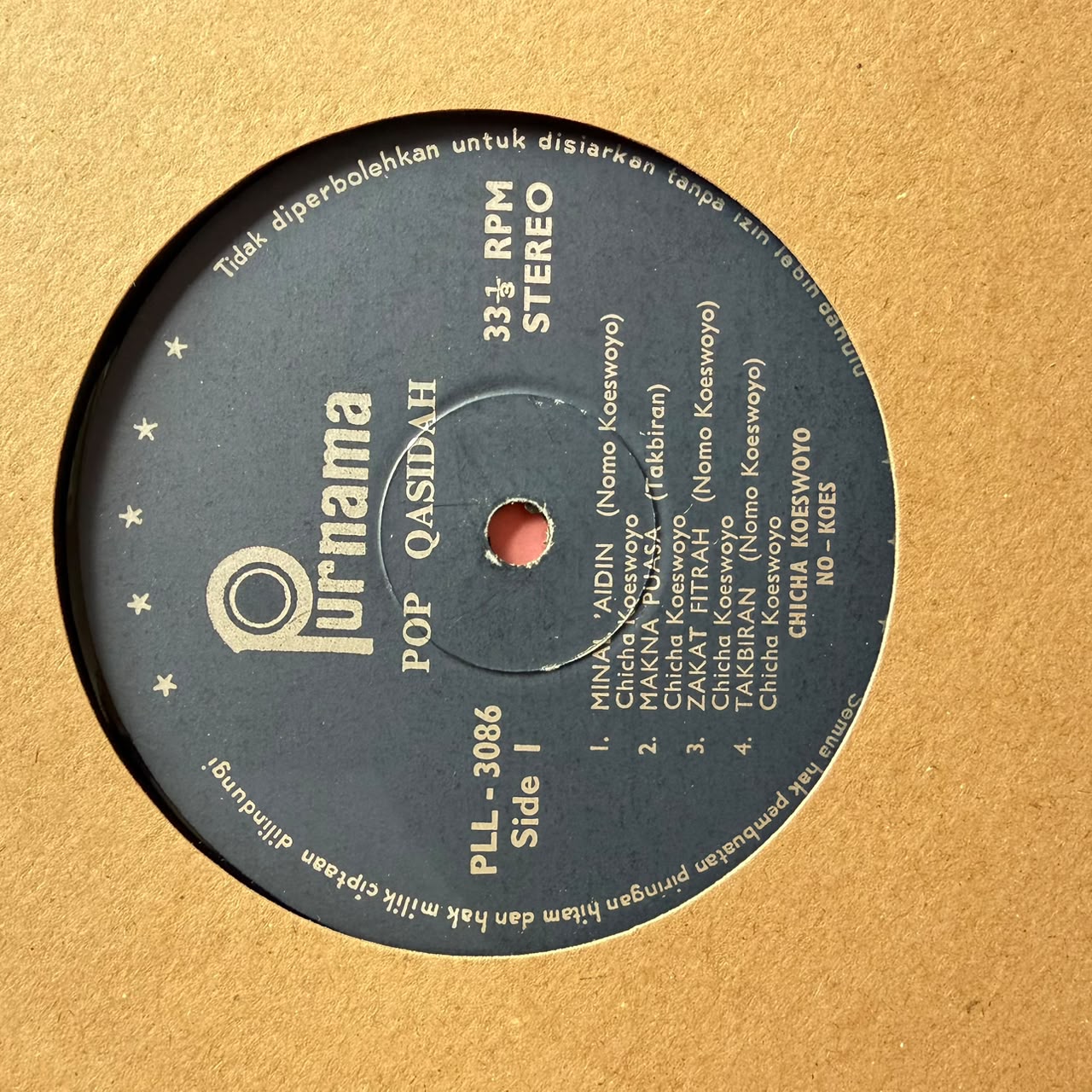 Chicha Koeswoyo – Pop Qasidah (VINYL / USED)