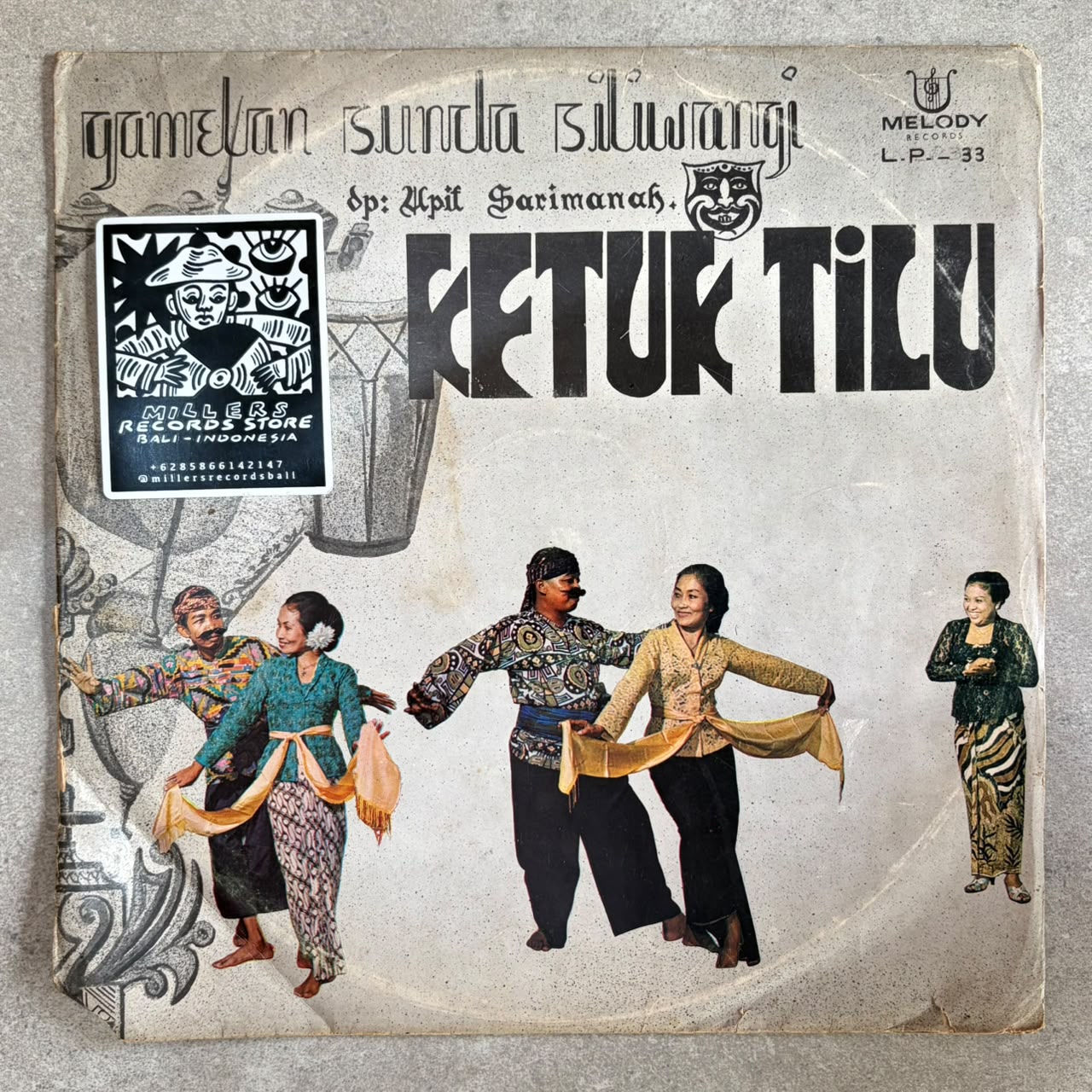 Upit Sarimanah, Gamelan Sunda Siliwangi – Ketuk Tilu (VINYL / USED)