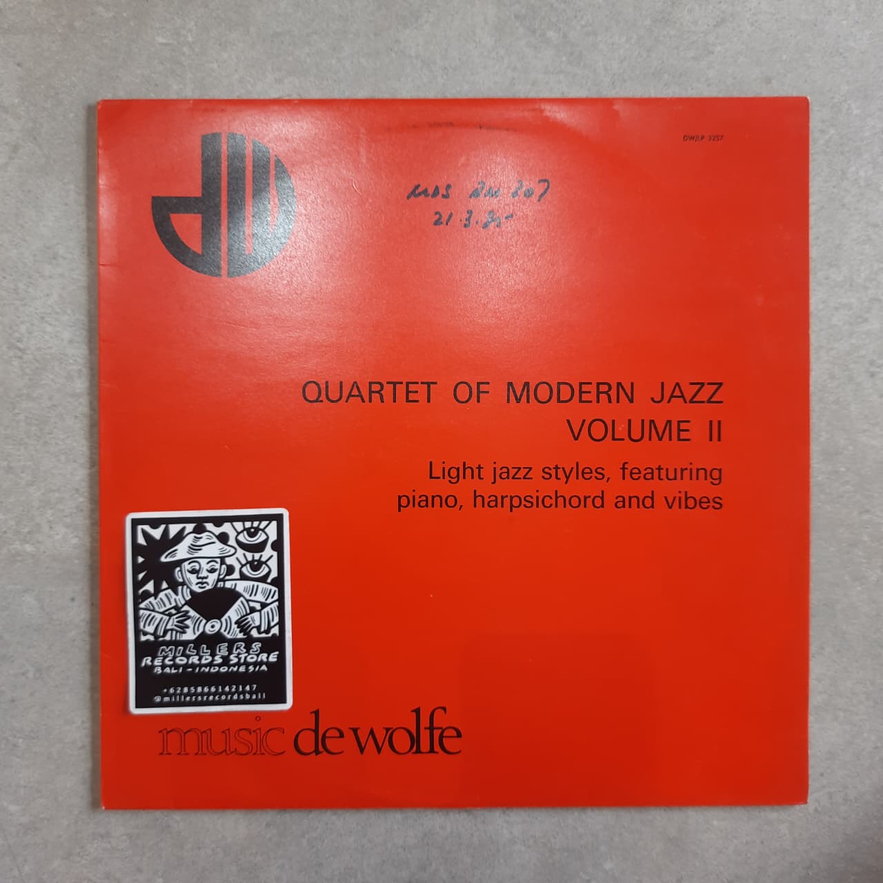 P. Reno / R. Wale – Quartet Of Modern Jazz (Volume II) (VINYL / USED)