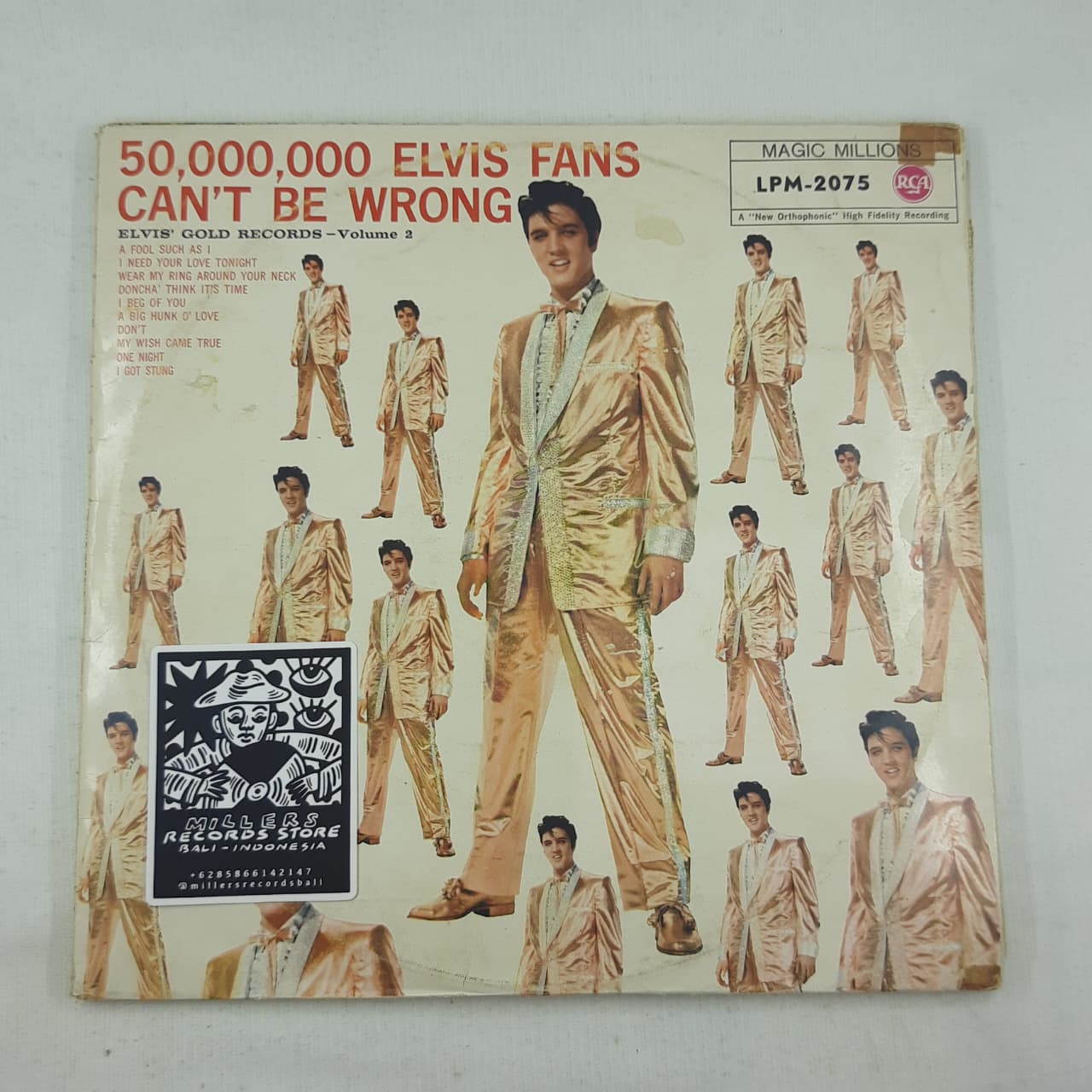 Elvis Presley – 50,000,000 Elvis Fans Can't Be Wrong (Elvis' Gold Records - Volume 2) (VINYL/USED)
