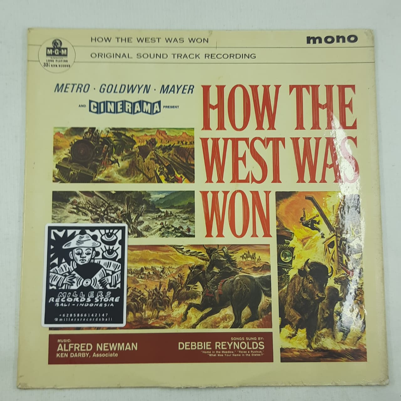 Alfred Newman, Debbie Reynolds, Ken Darby – How The West Was Won, Original Soundtrack (VINYL / USED)