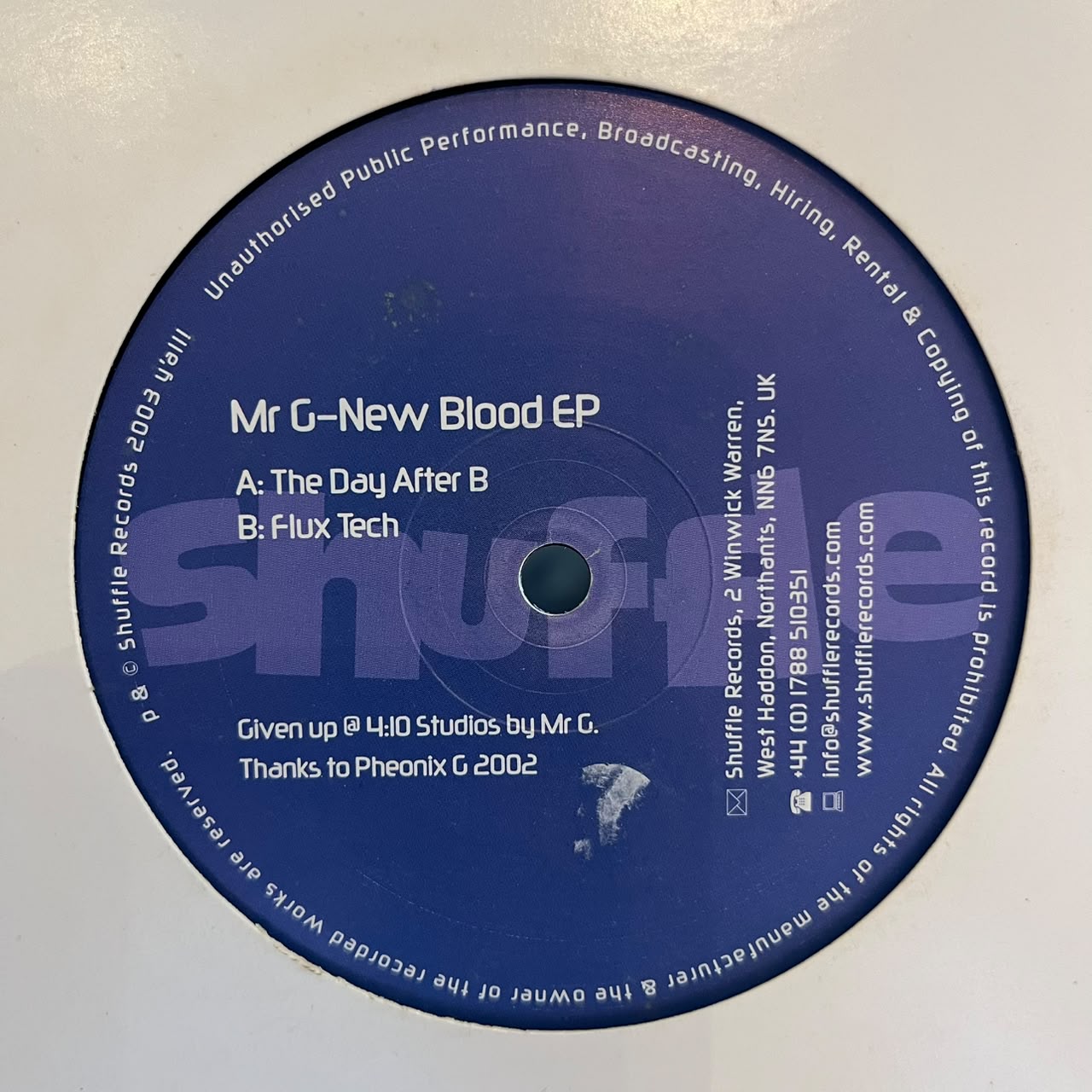 Mr. G – New Blood EP (VINYL / USED)