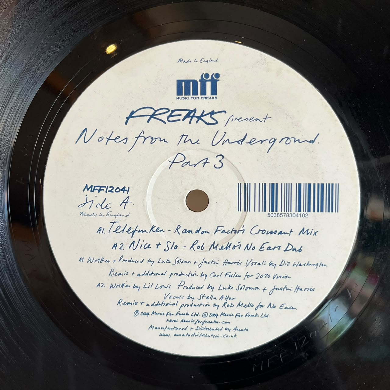 Freaks – Notes From The Underground Part 3 (VINYL / USED)