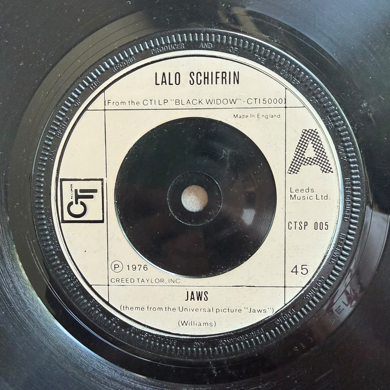 Lalo Schifrin – Jaws (VINYL / USED)