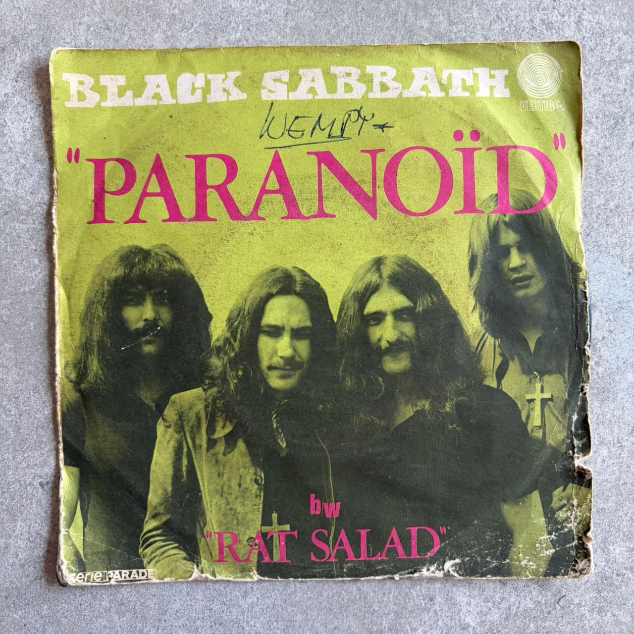 Black Sabbath – Paranoïd / Rat Salad (VINYL / USED)