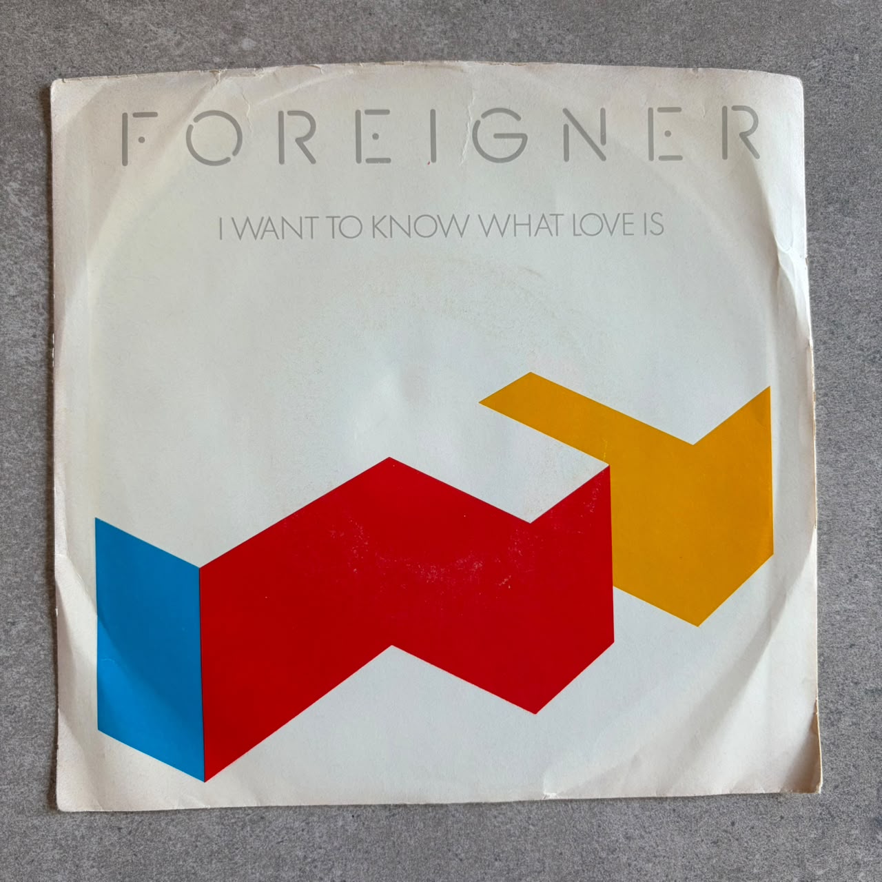 Foreigner – I Want To Know What Love Is / Street Thunder (VINYL / USED)