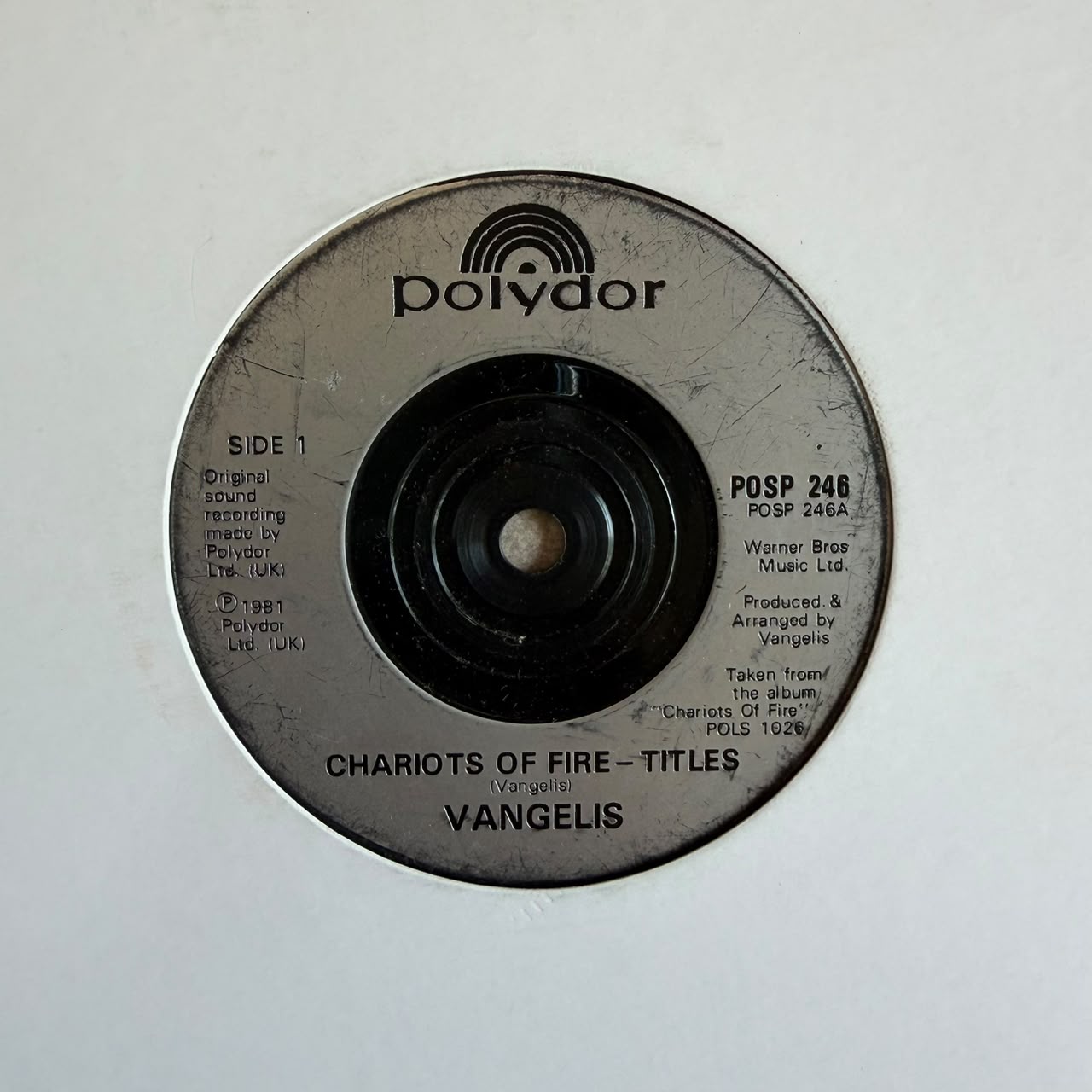 Vangelis – Chariots Of Fire - Titles (VINYL / USED)