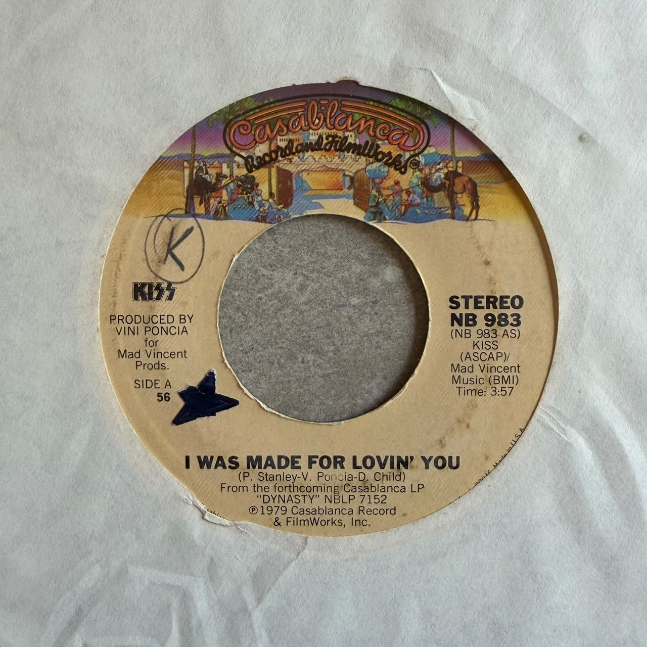 Kiss – I Was Made For Lovin' You (VINYL / USED)