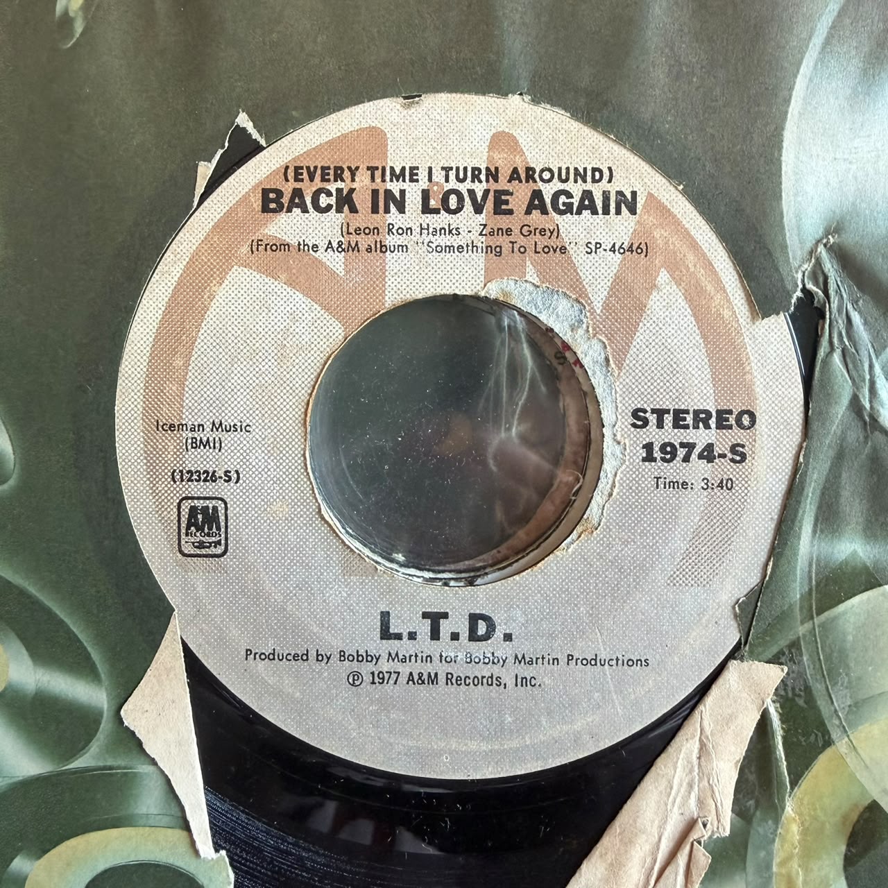 L.T.D. – (Every Time I Turn Around) Back In Love Again (VINYL / USED)