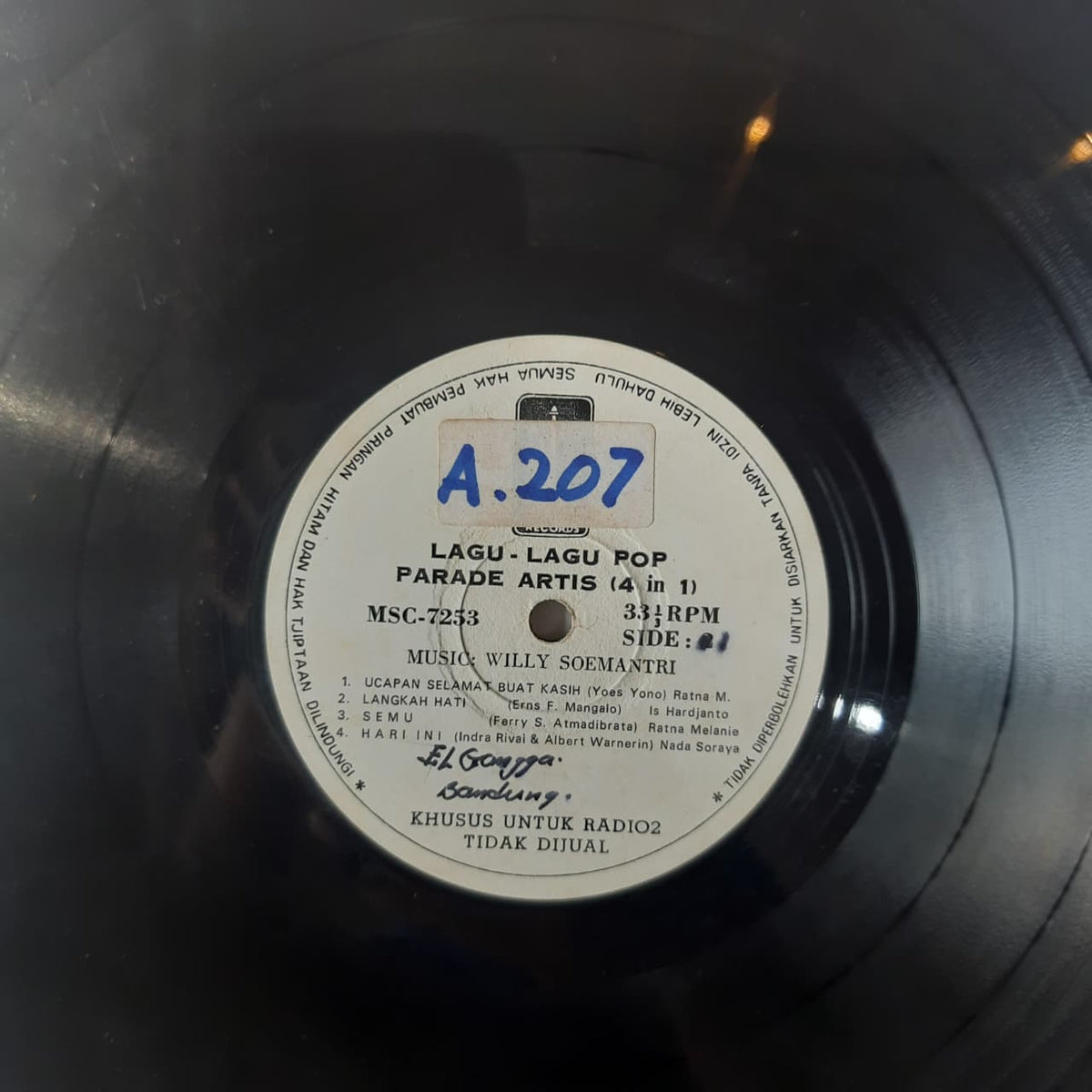 Various – Parade Artis (4 in 1) (VINYL / USED)