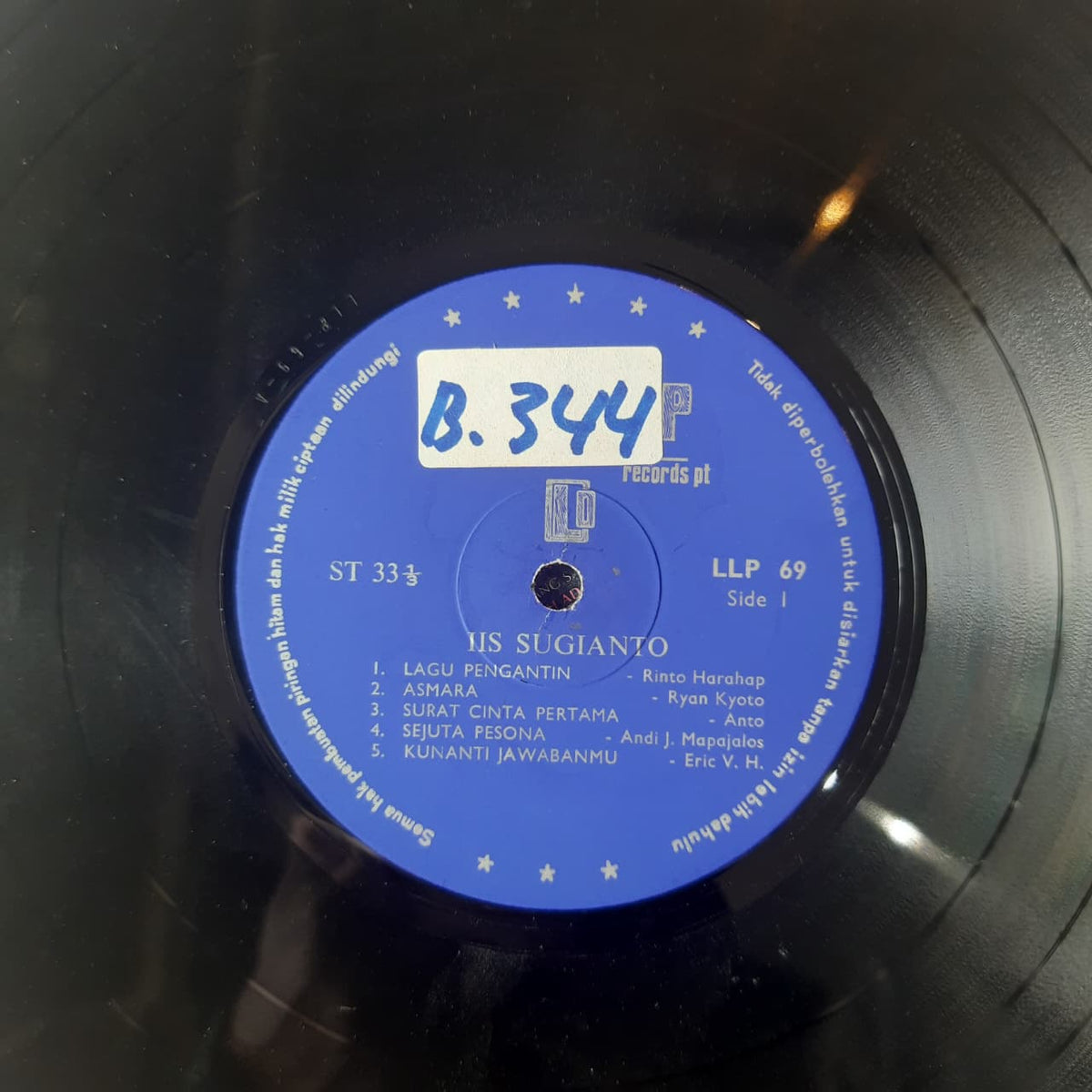 Iis Sugianto – Lagu Pengantin (VINYL / USED)