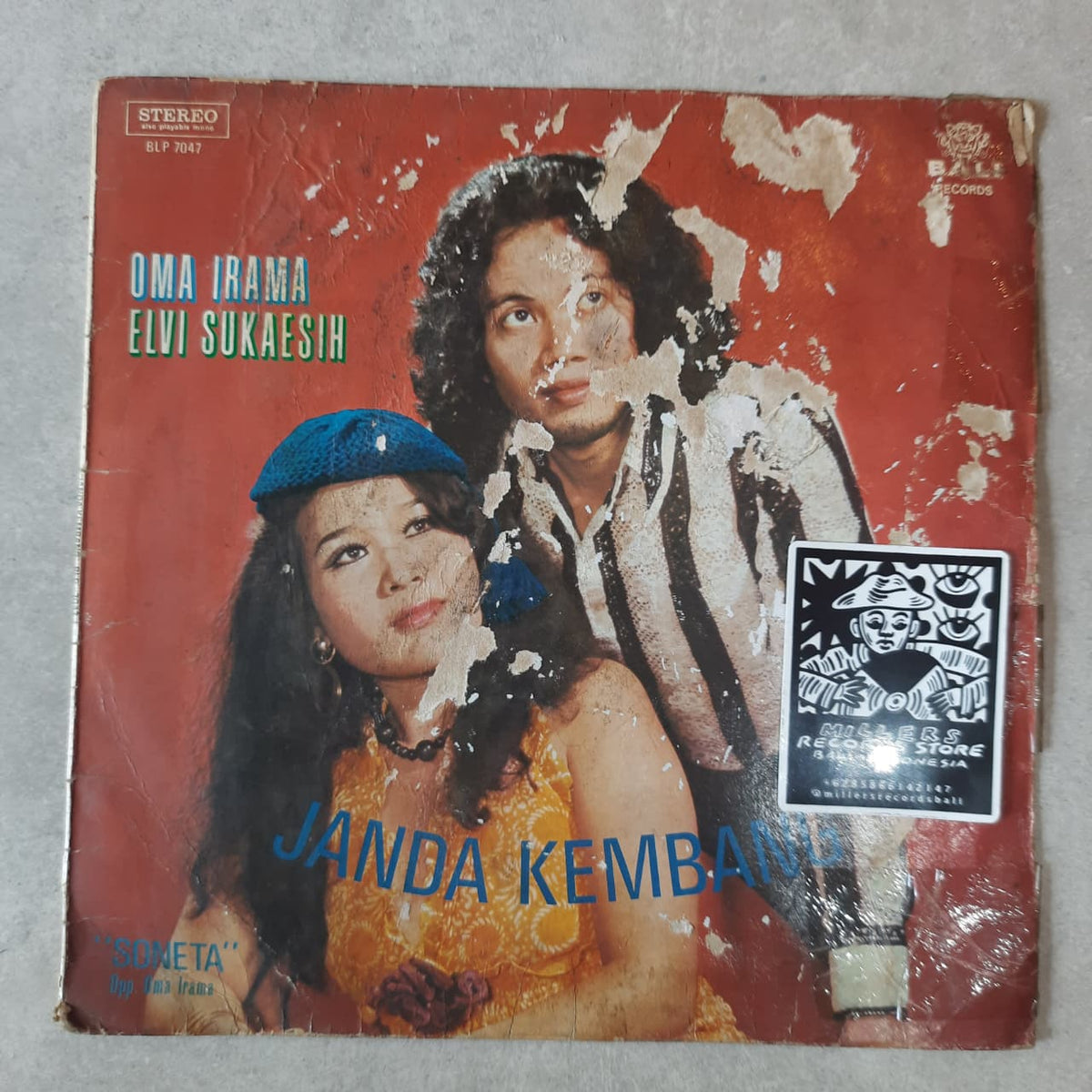 Oma Irama, Elvi Sukaesih, Soneta – Janda Kembang (VINYL / USED)