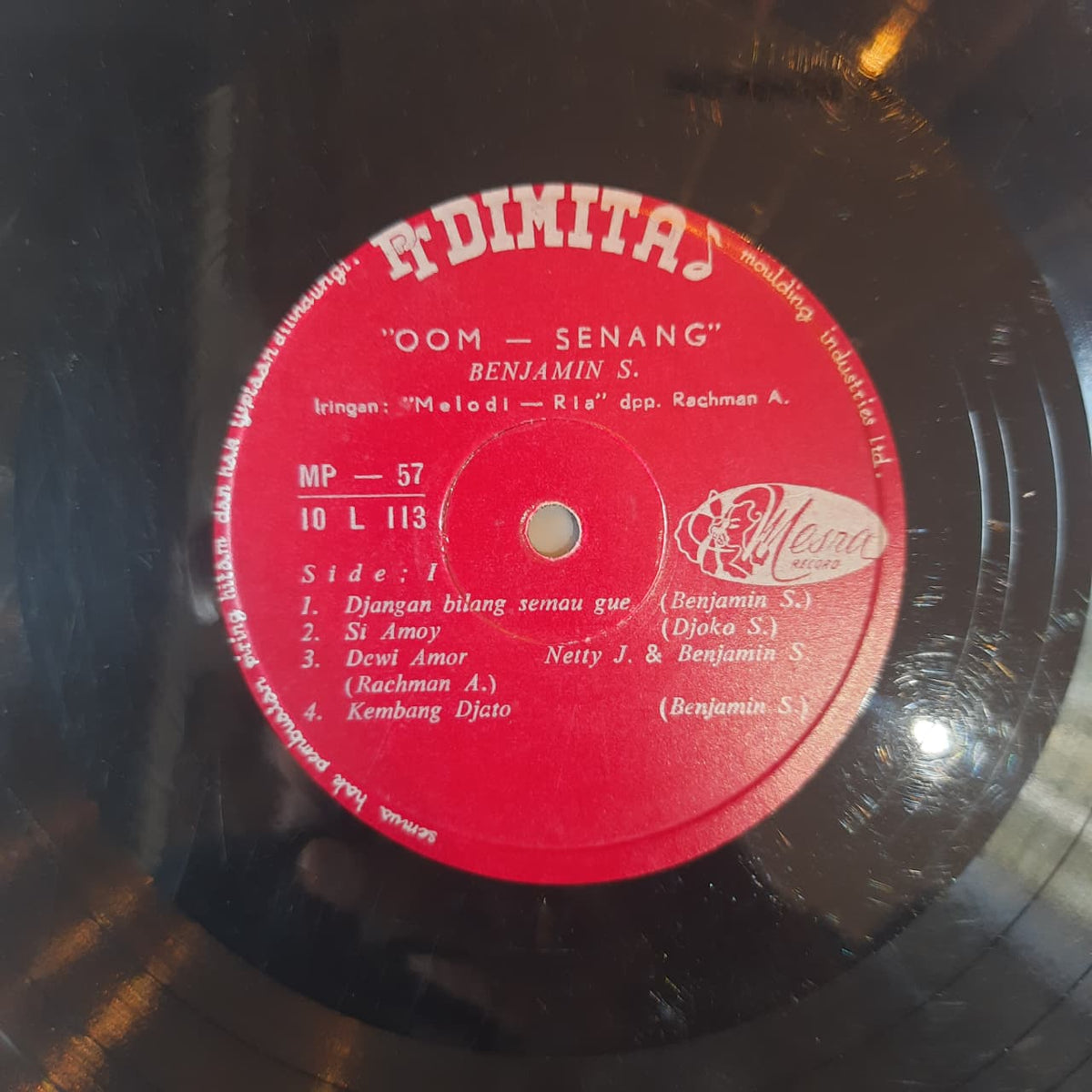 Benjamin S. – Oom Senang (VINYL / USED)
