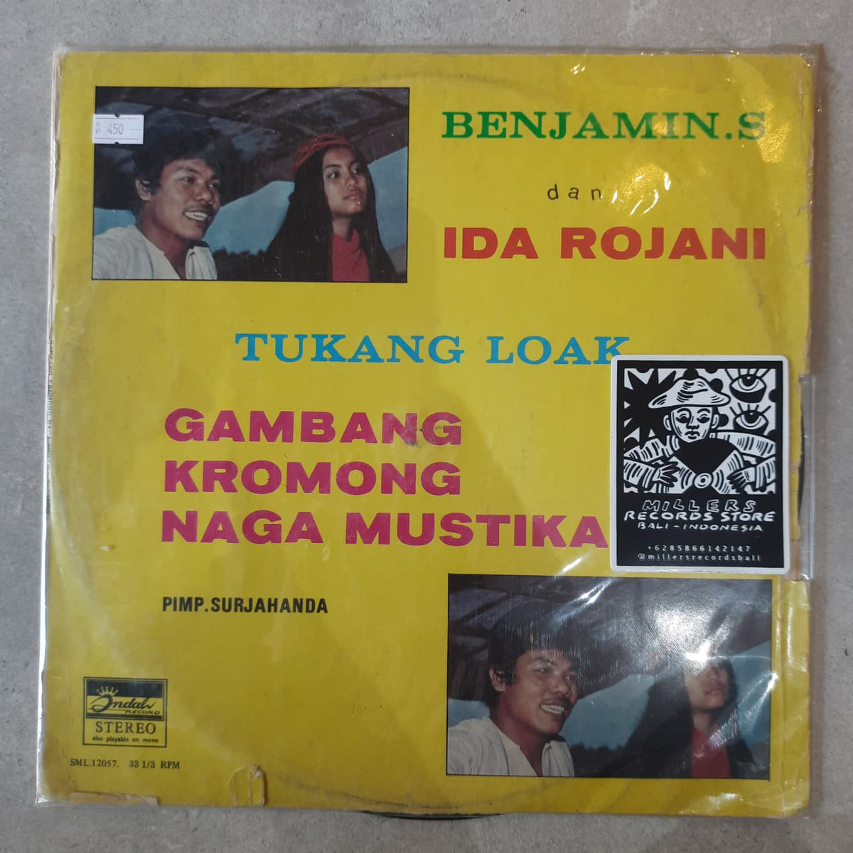 Benjamin S. & Ida Royani With Gambang Kromong Modern Naga Mustika – Tukang Loak (VINYL / USED)