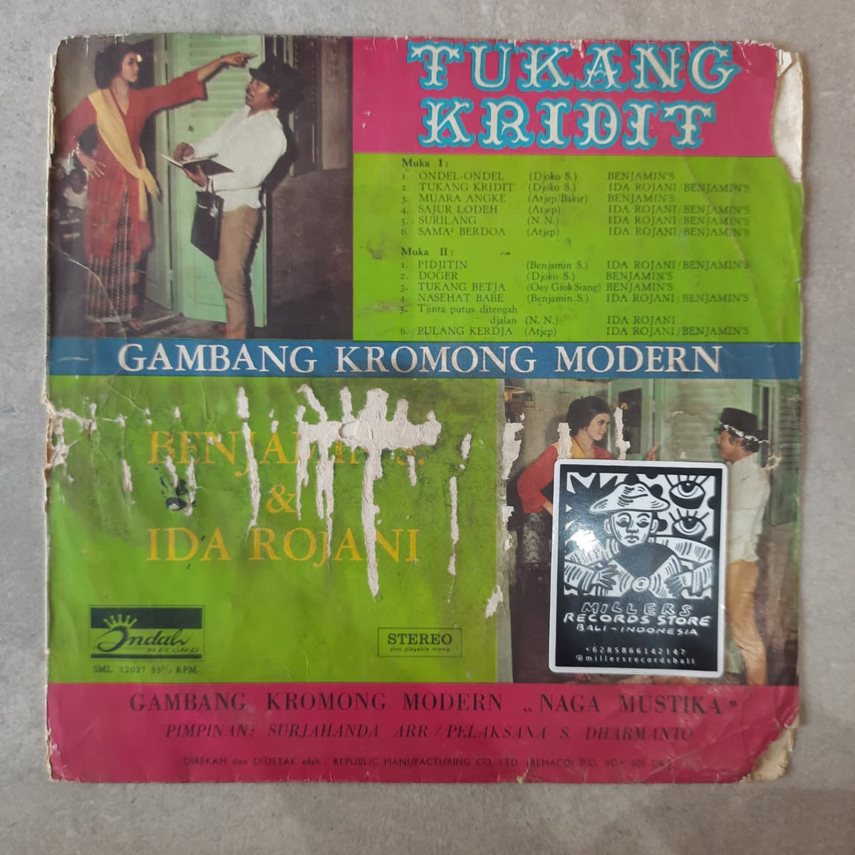Benjamin S. & Ida Rojani – Tukang Kridit (VINYL / USED)
