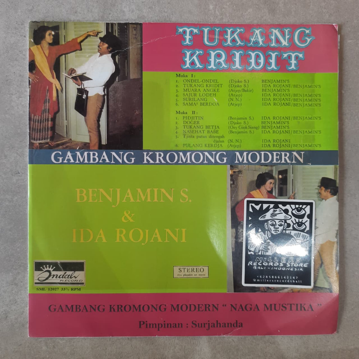Benjamin S. & Ida Rojani – Tukang Kridit (VINYL / USED)