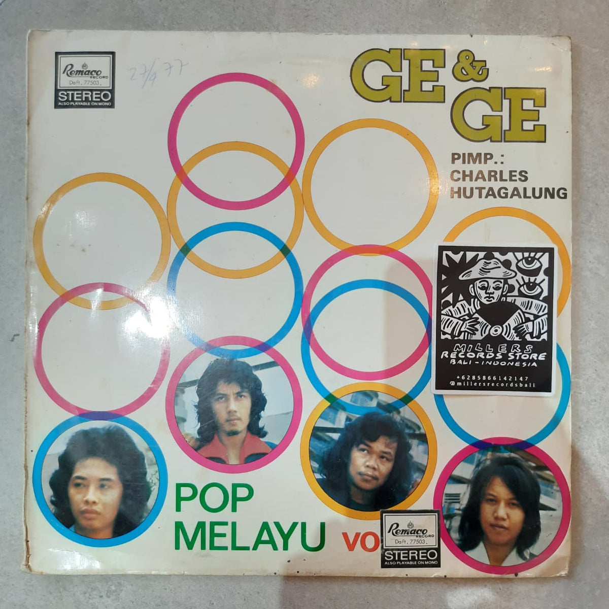 The Ge & Ge Pimp. Charles Hutagalung – Pop Melayu Vol. 2 (VINYL / USED)