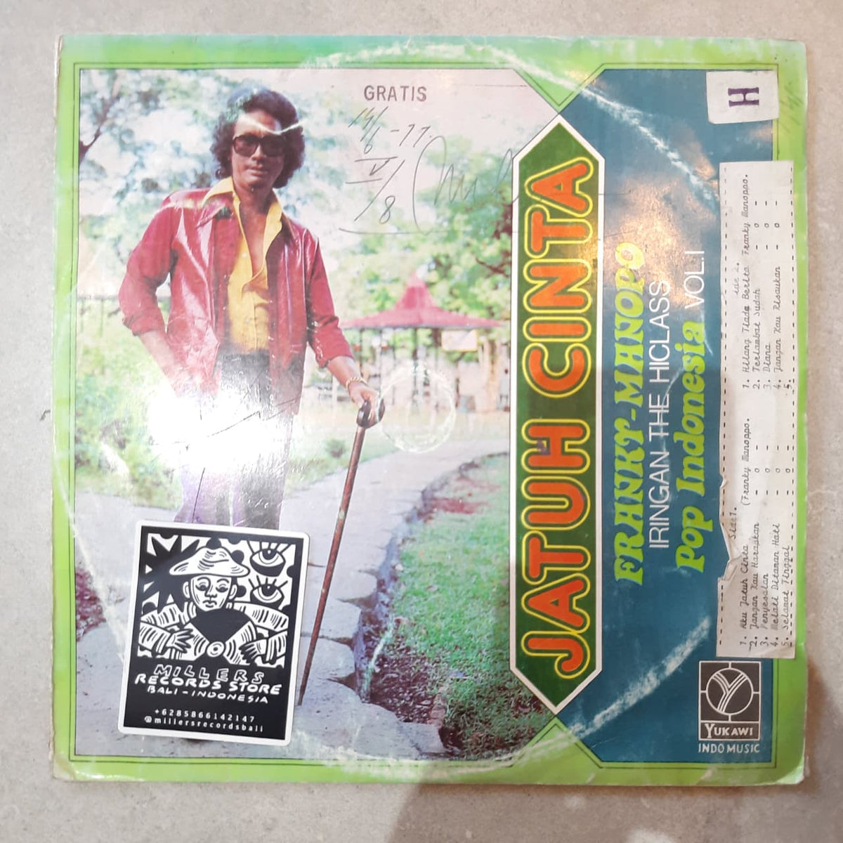 Franky Manoppo – Pop Indonesia Vol I (VINYL / USED)