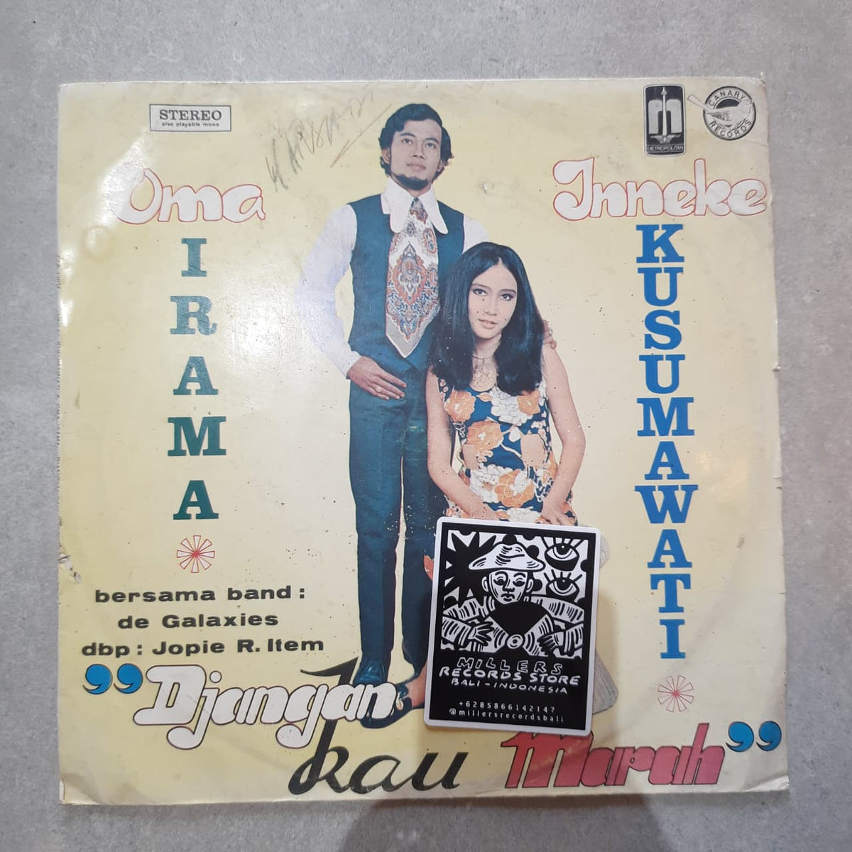Oma Irama & Inneke Kusumawati – Djangan Kau Marah (VINYL / USED)