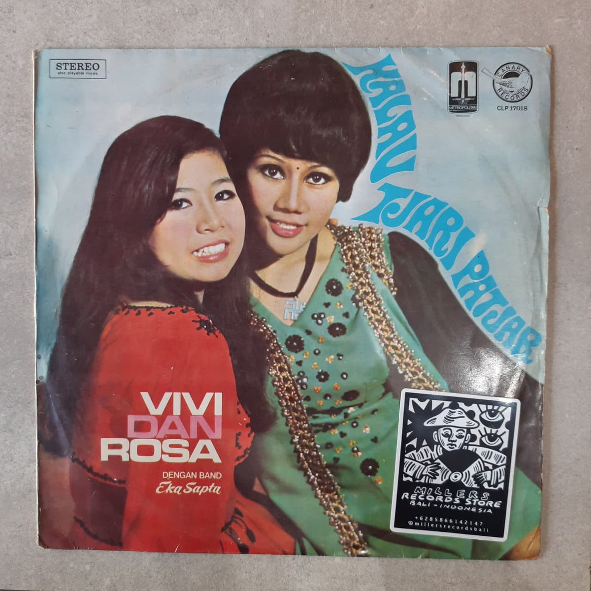Vivi Dan Rosa Dengan Band Eka Sapta – Kalau Tjari Patjar (VINYL / USED)