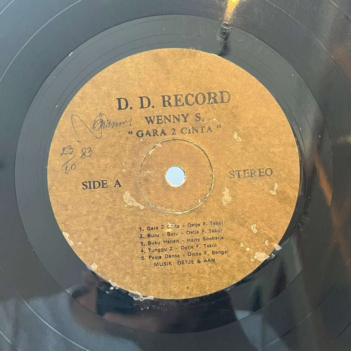 Wenny S – Gara-Gara Cinta (VINYL / USED)