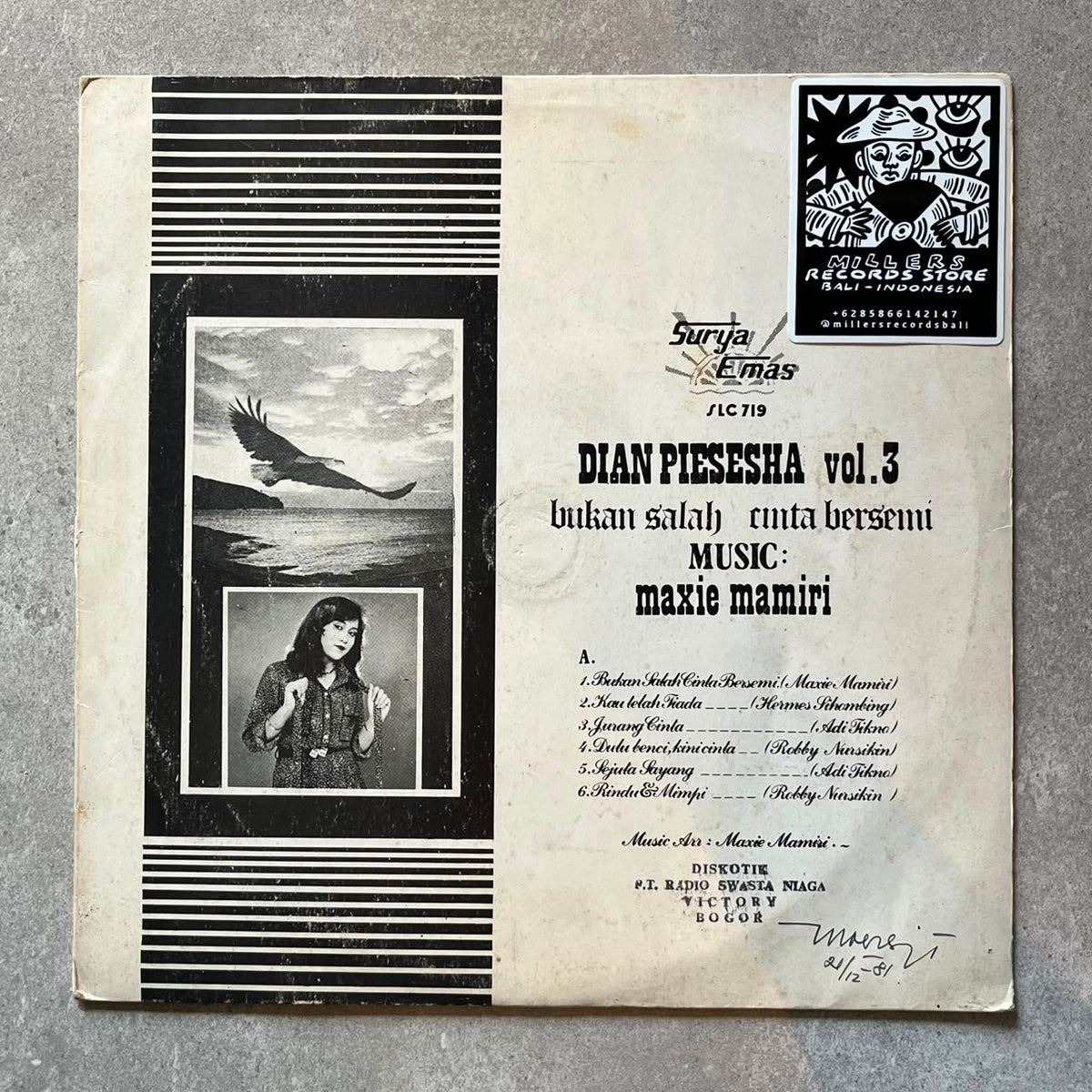 Dian Piesesha – Vol. 3 - Bukan Salah Cinta Bersemi (VINYL / USED)