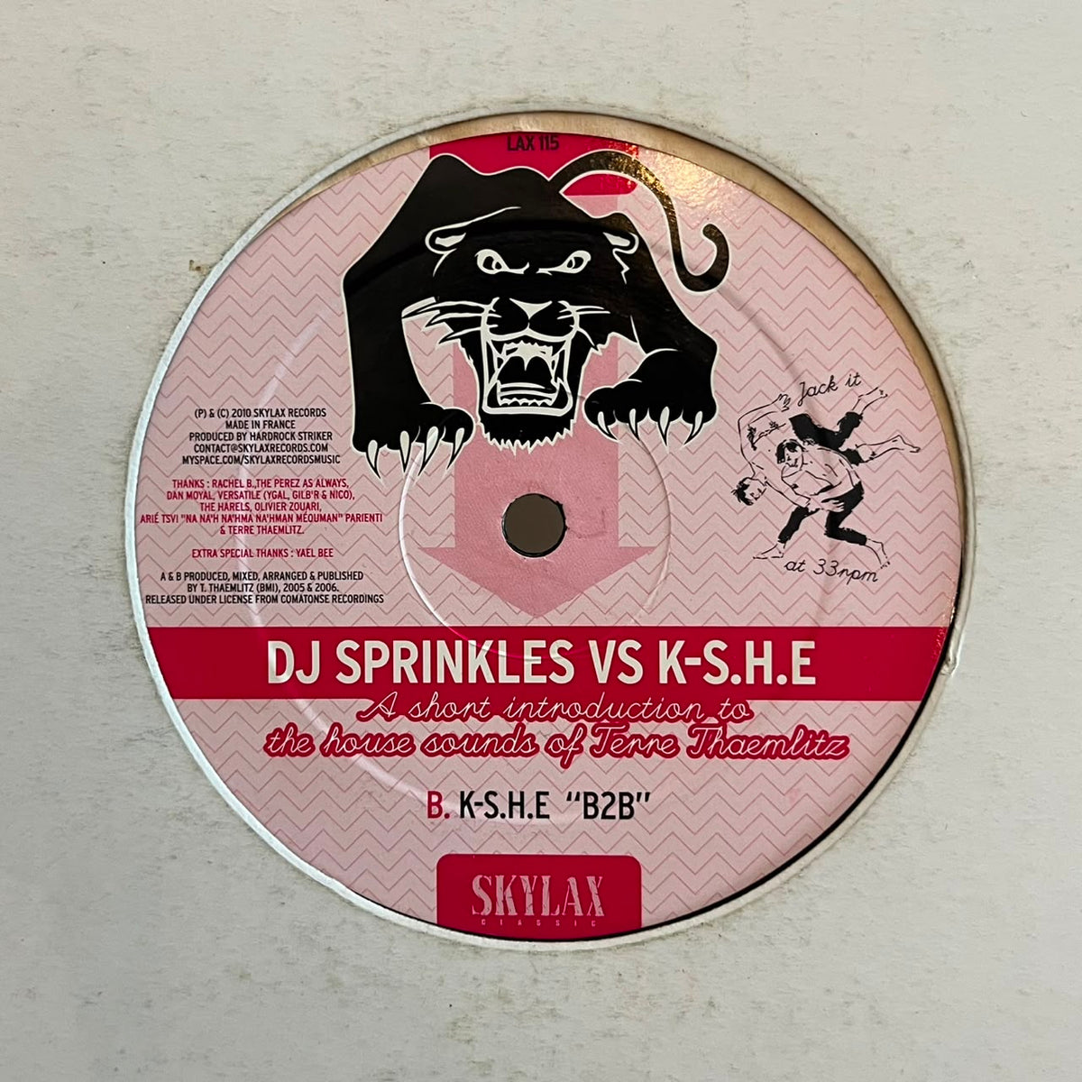 DJ Sprinkles Vs K-S.H.E – A Short Introduction To The House Sounds Of Terre Thaemlitz (VINYL / USED)